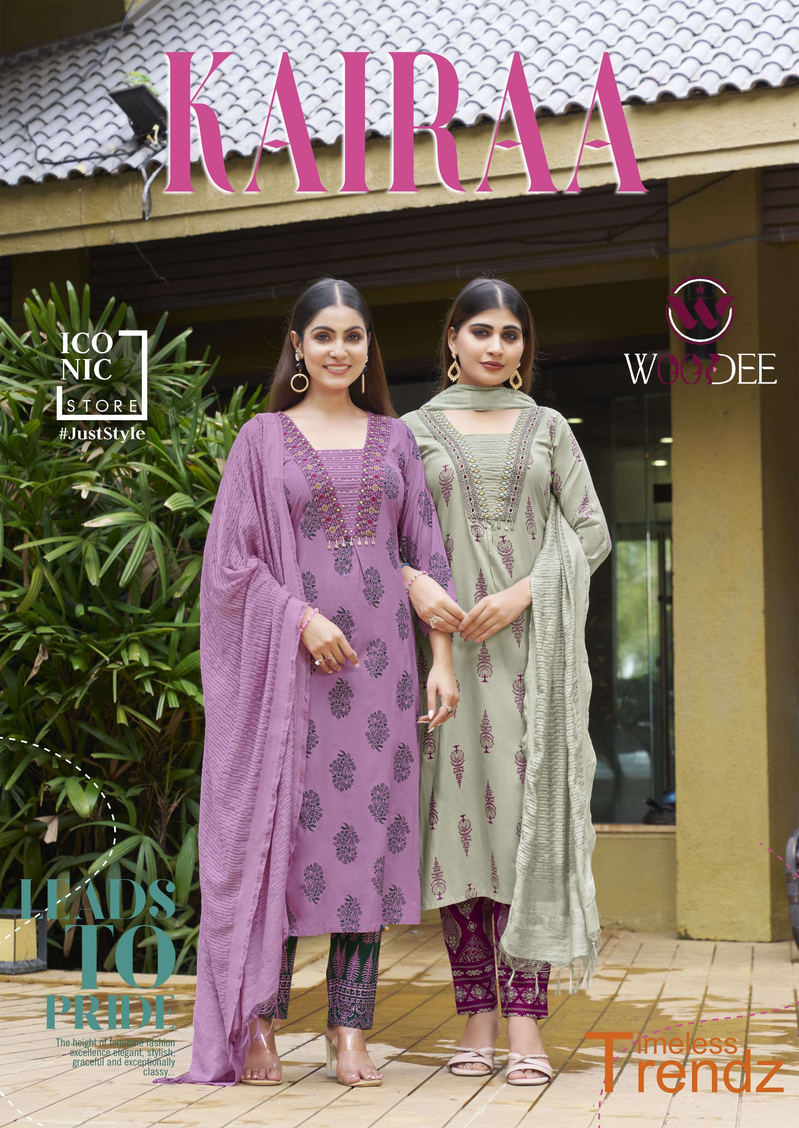 WOODEE KURTI KAIRAA PRINTED KURTI WHOLESALER 