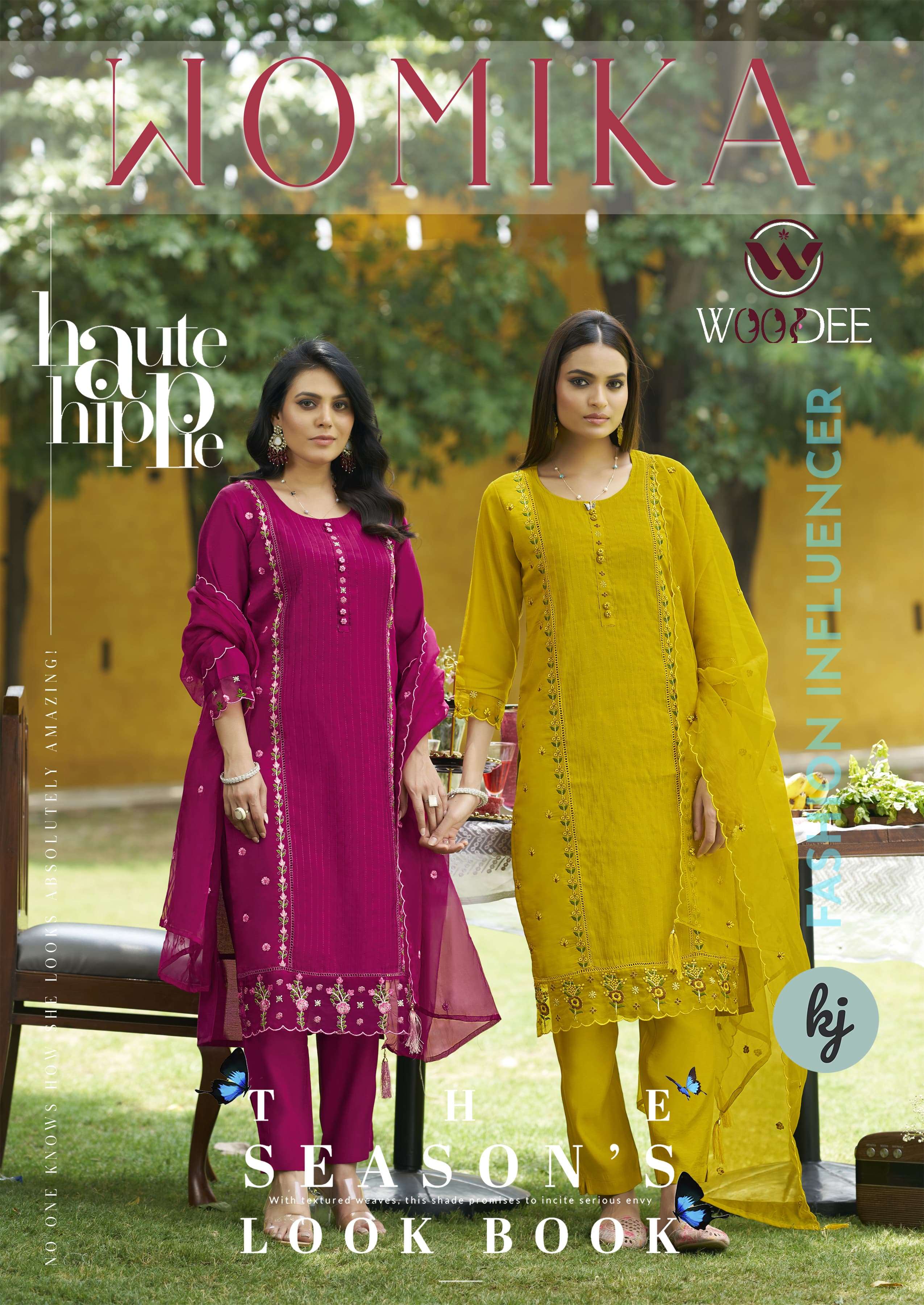 WOODEE KURTI WOMIKA PRINTED KURTI WHOLESALER 