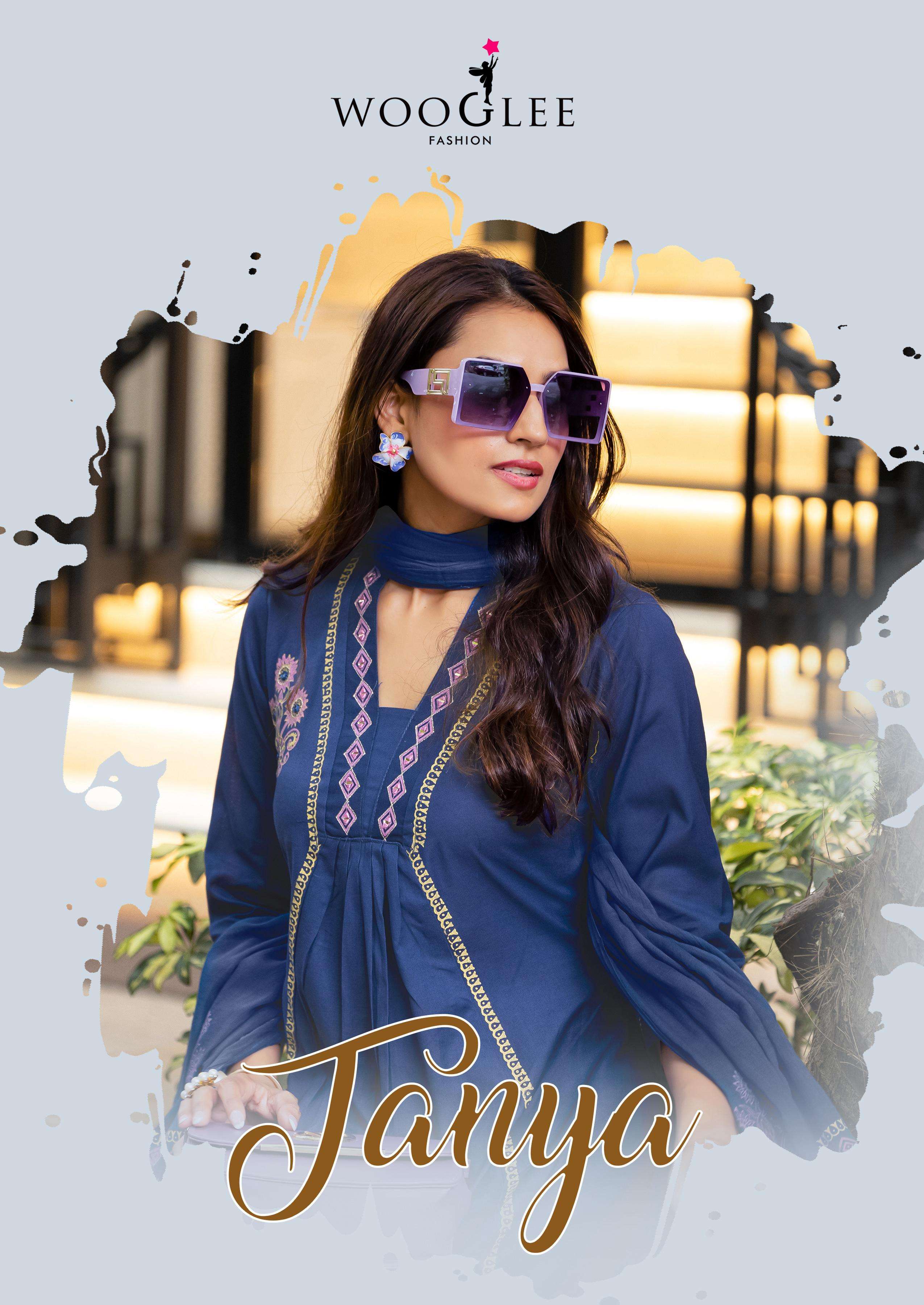 WOOGLEE KURTI Tanya PRINTED KURTI WHOLESALER 