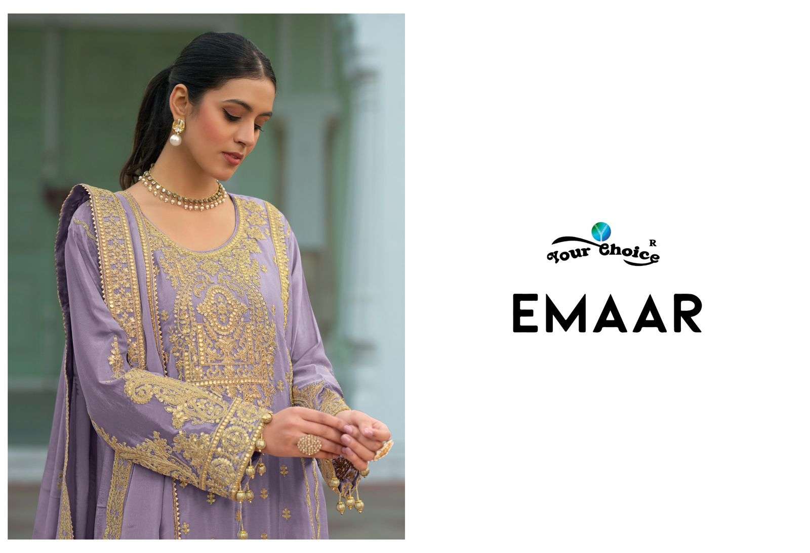 Your Choice EMAAR PRINTED KURTI WHOLESALER 