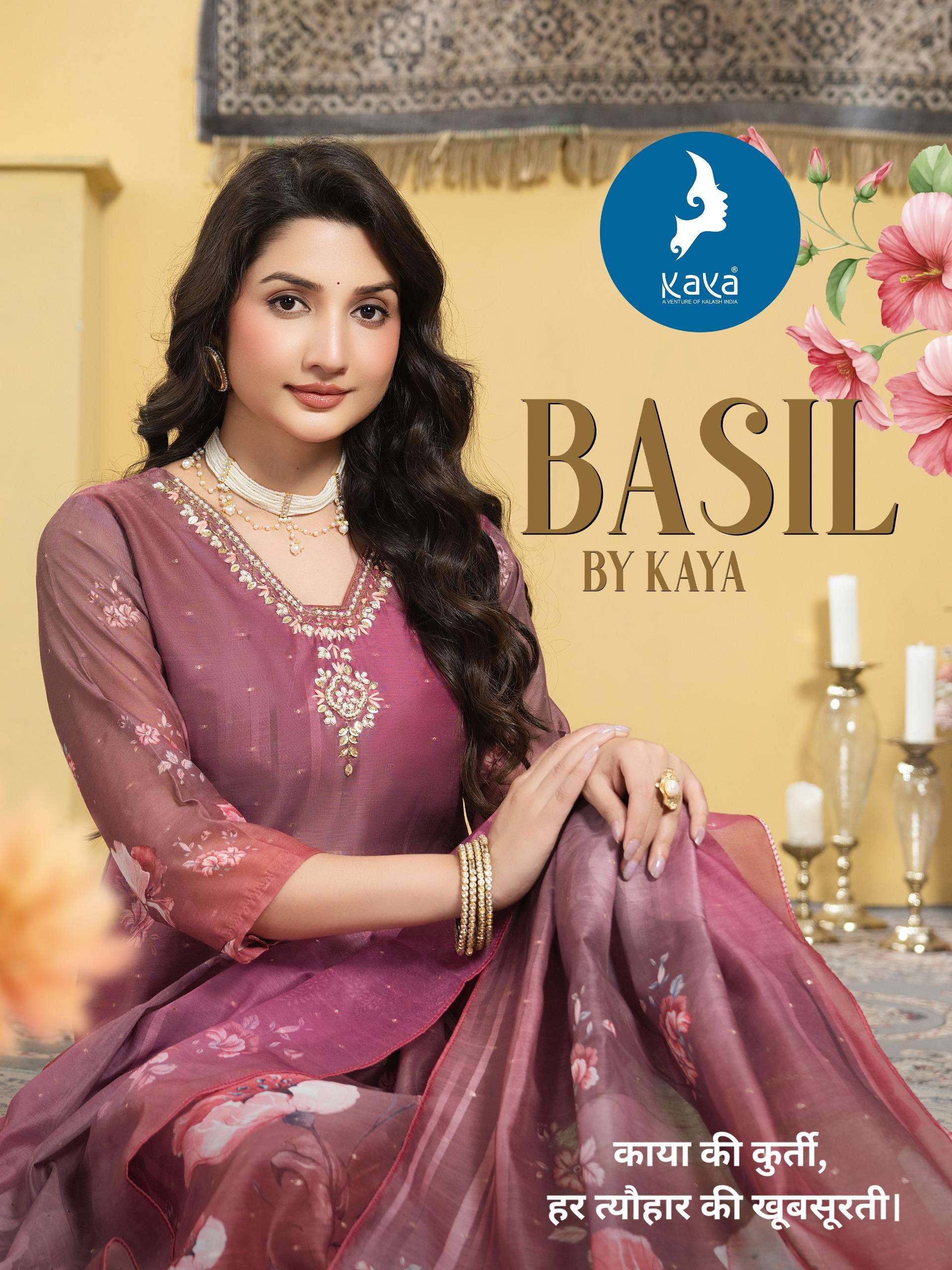 KAYA KURTI BASIL  PRINTED KURTI WHOLESALER 