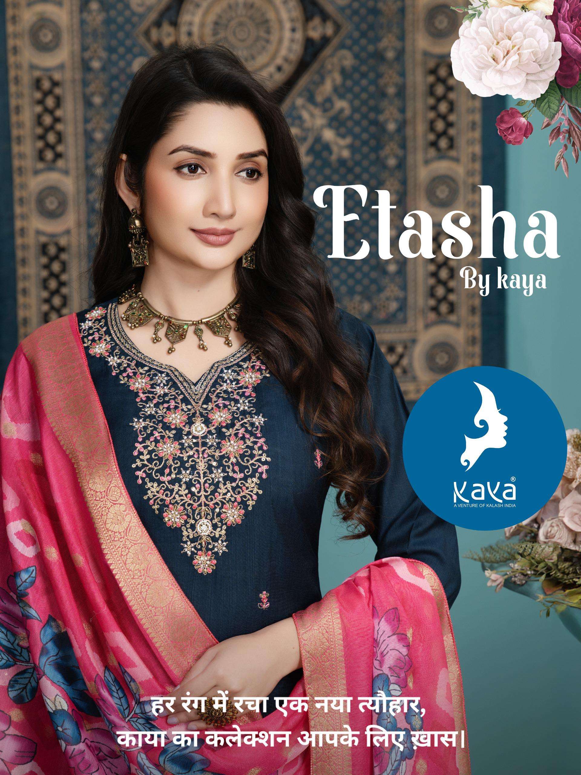 KAYA  KURTI ETASHA PRINTED KURTI WHOLESALER 