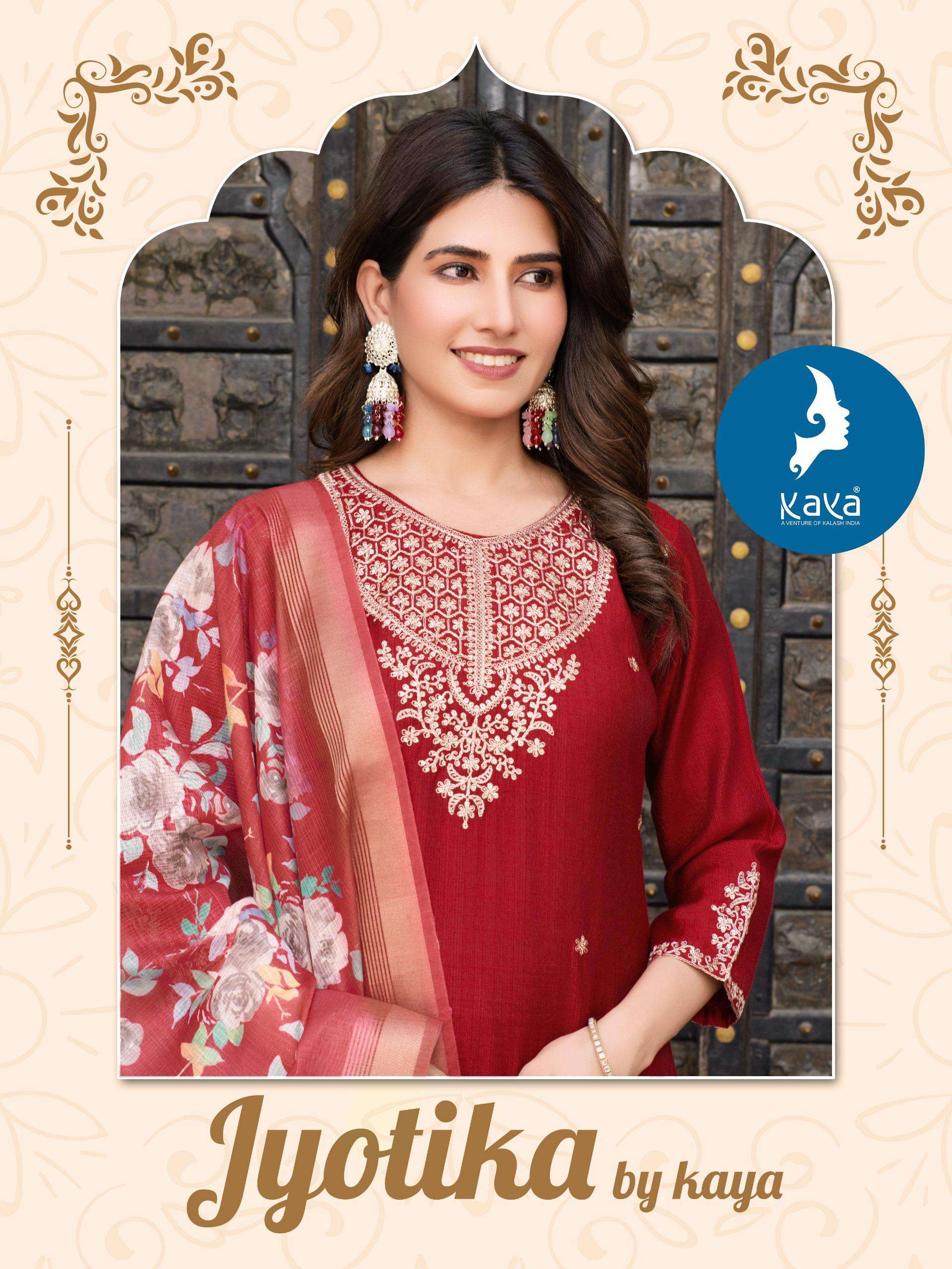 KAYA KURTI JYOTIKA PRINTED KURTI WHOLESALER 