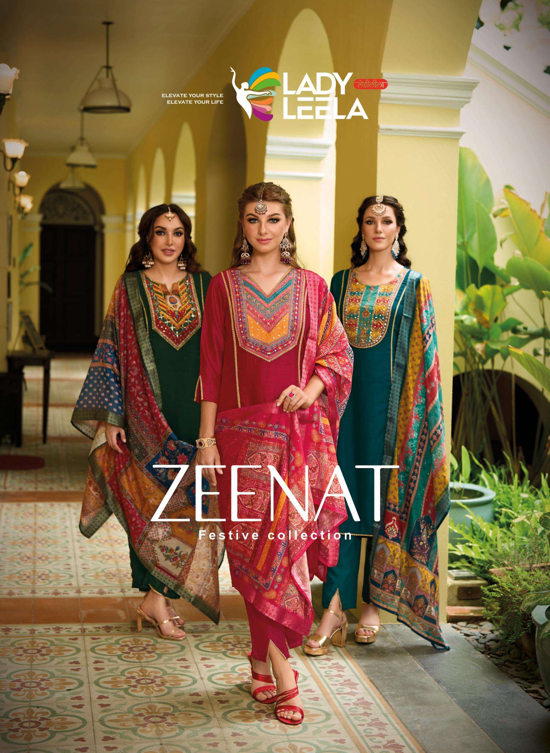 LADY LEELA ZEENAT PRINTED KURTI WHOLESALER 