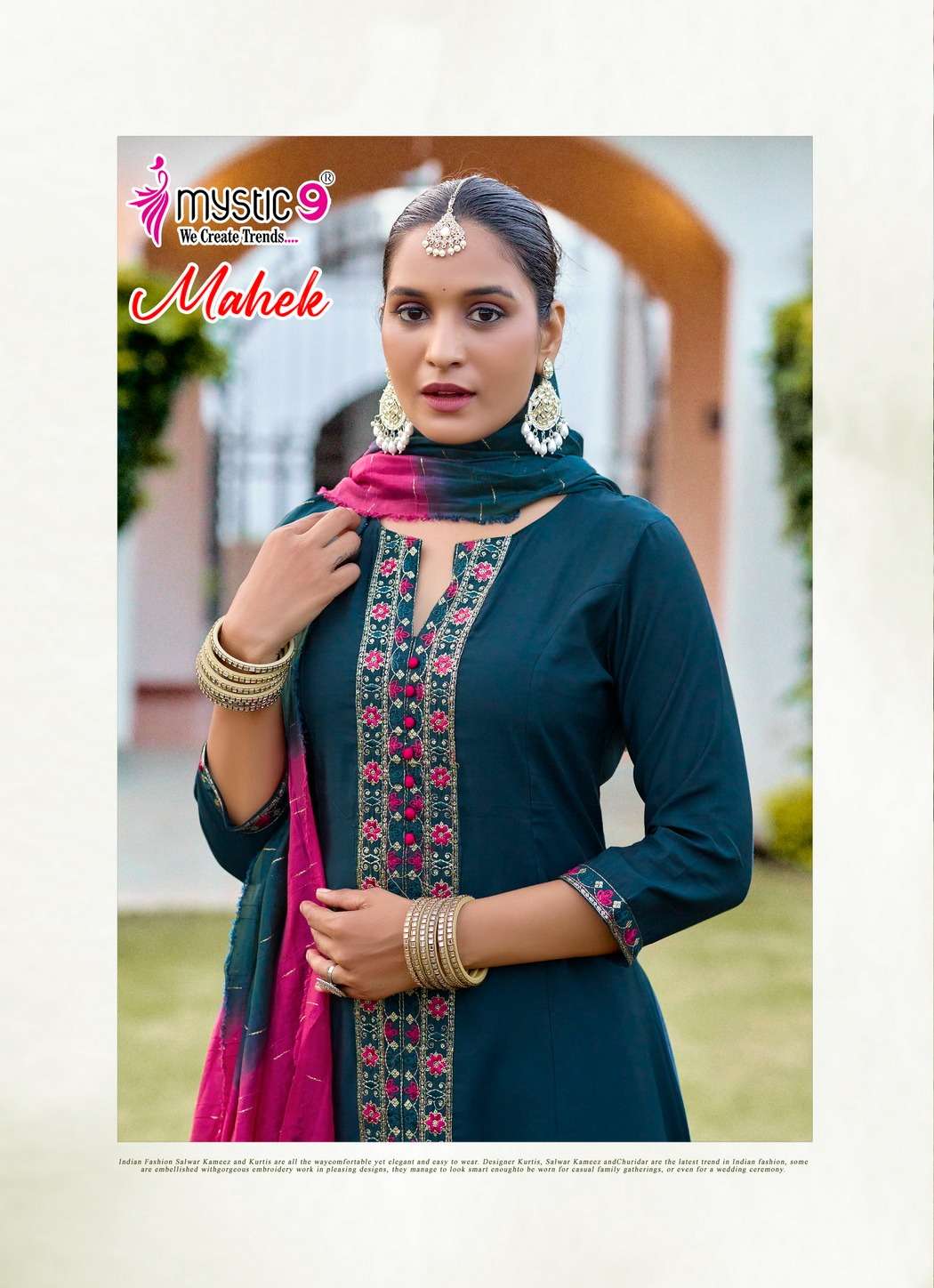MYSTIC 9 KURTI MAHEK VOL 2 PRINTED KURTI WHOLESALER 