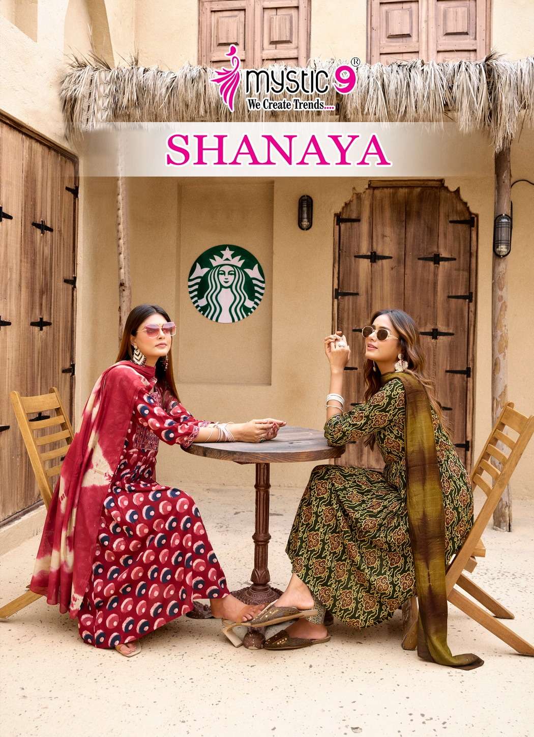 MYSTIC 9 KURTI SHANAYA VOL 10 PRINTED KURTI WHOLESALER 