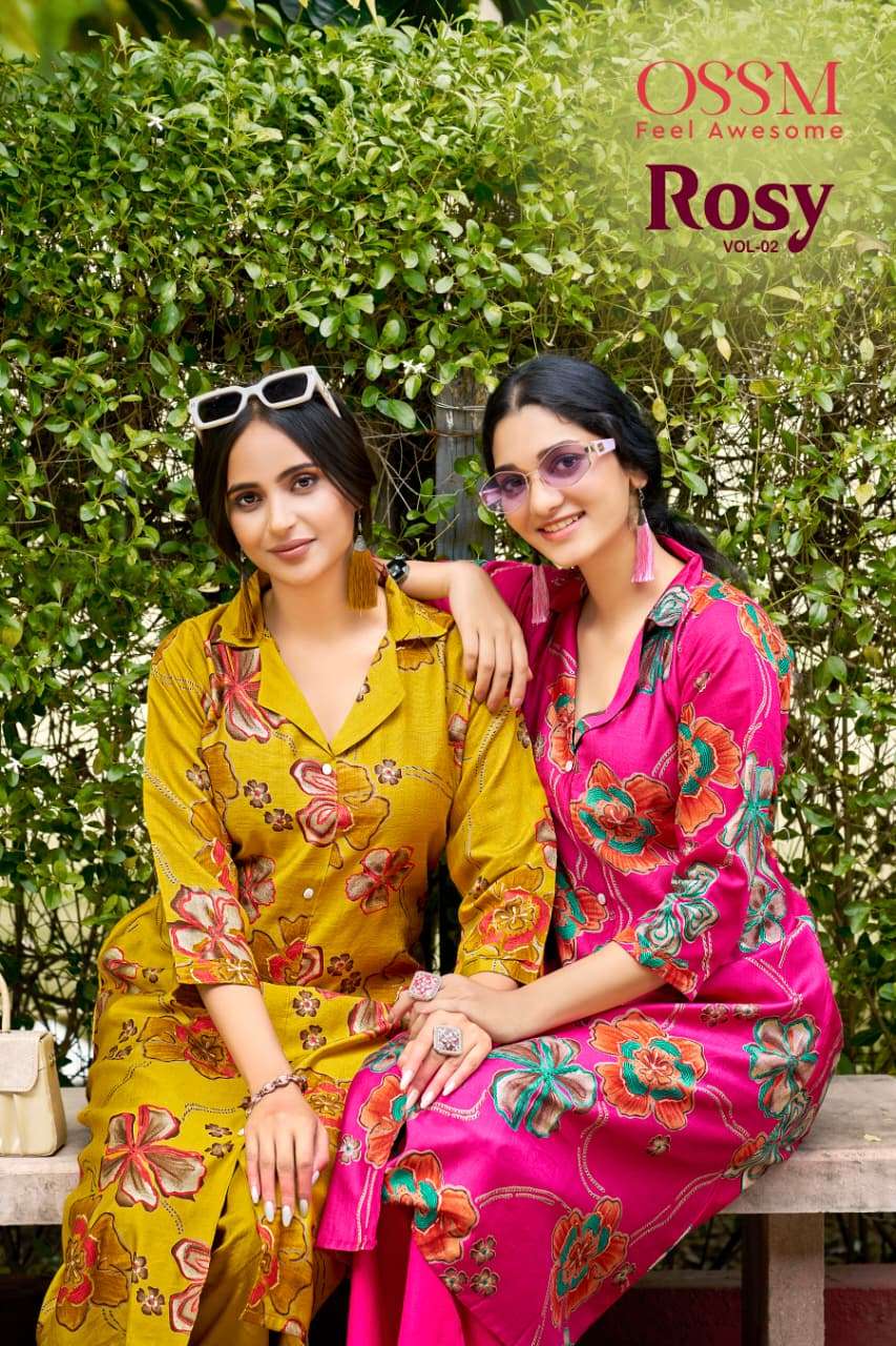 OSSM KURTI ROSY Vol 02 PRINTED KURTI WHOLESALER 