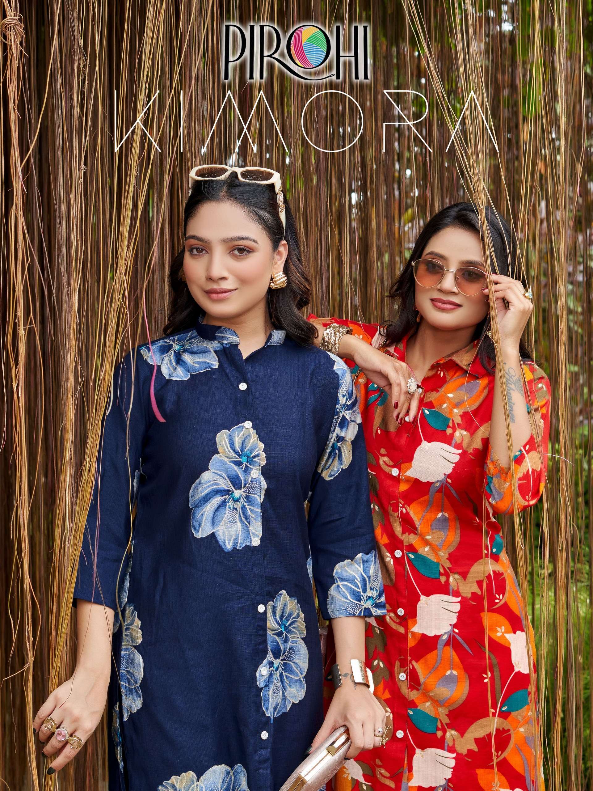PIROHI KURTI KIMORA PRINTED KURTI WHOLESALER 