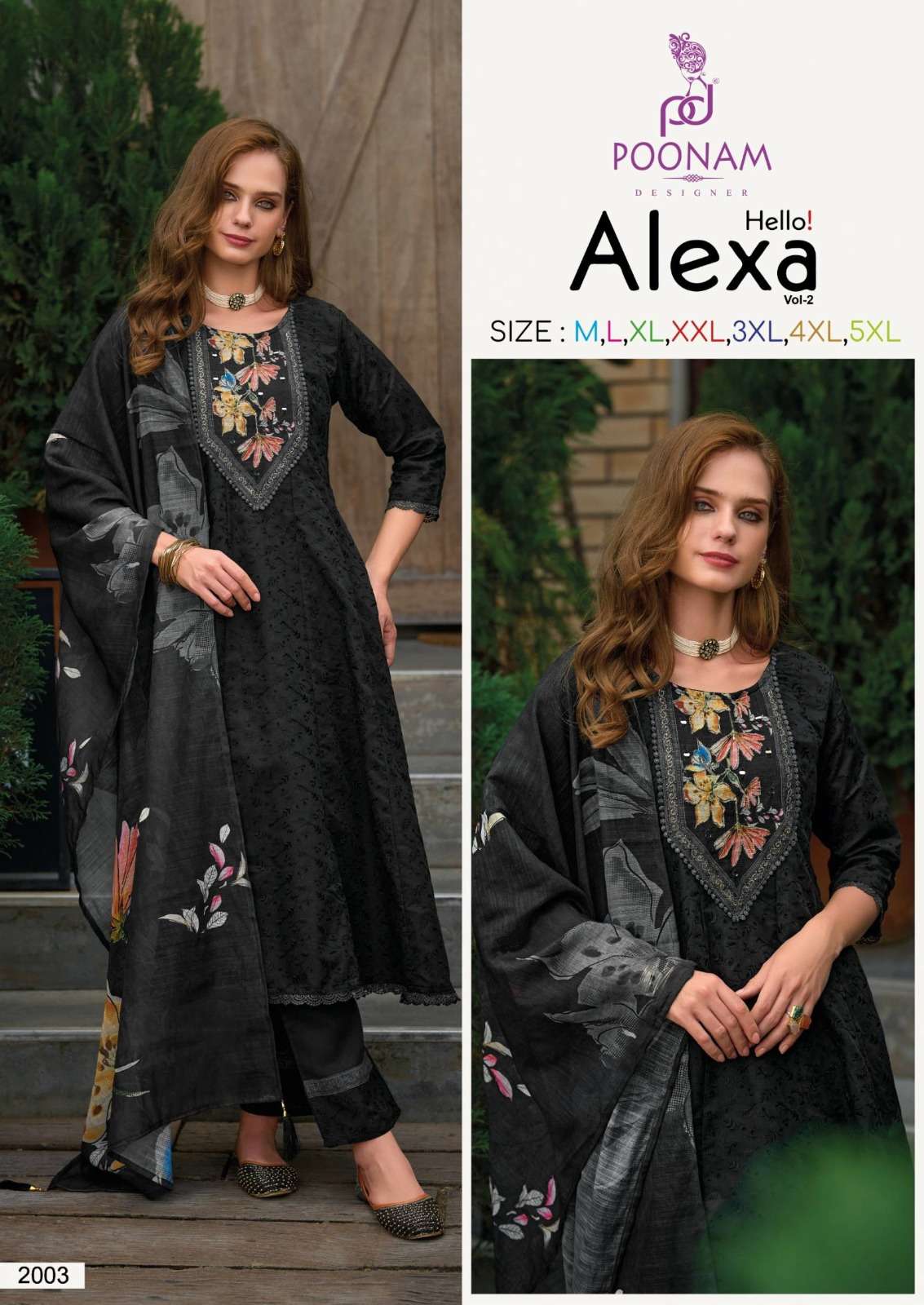 Poonam KURTI Hello Alexa Vol 2 PRINTED KURTI WHOLESALER 