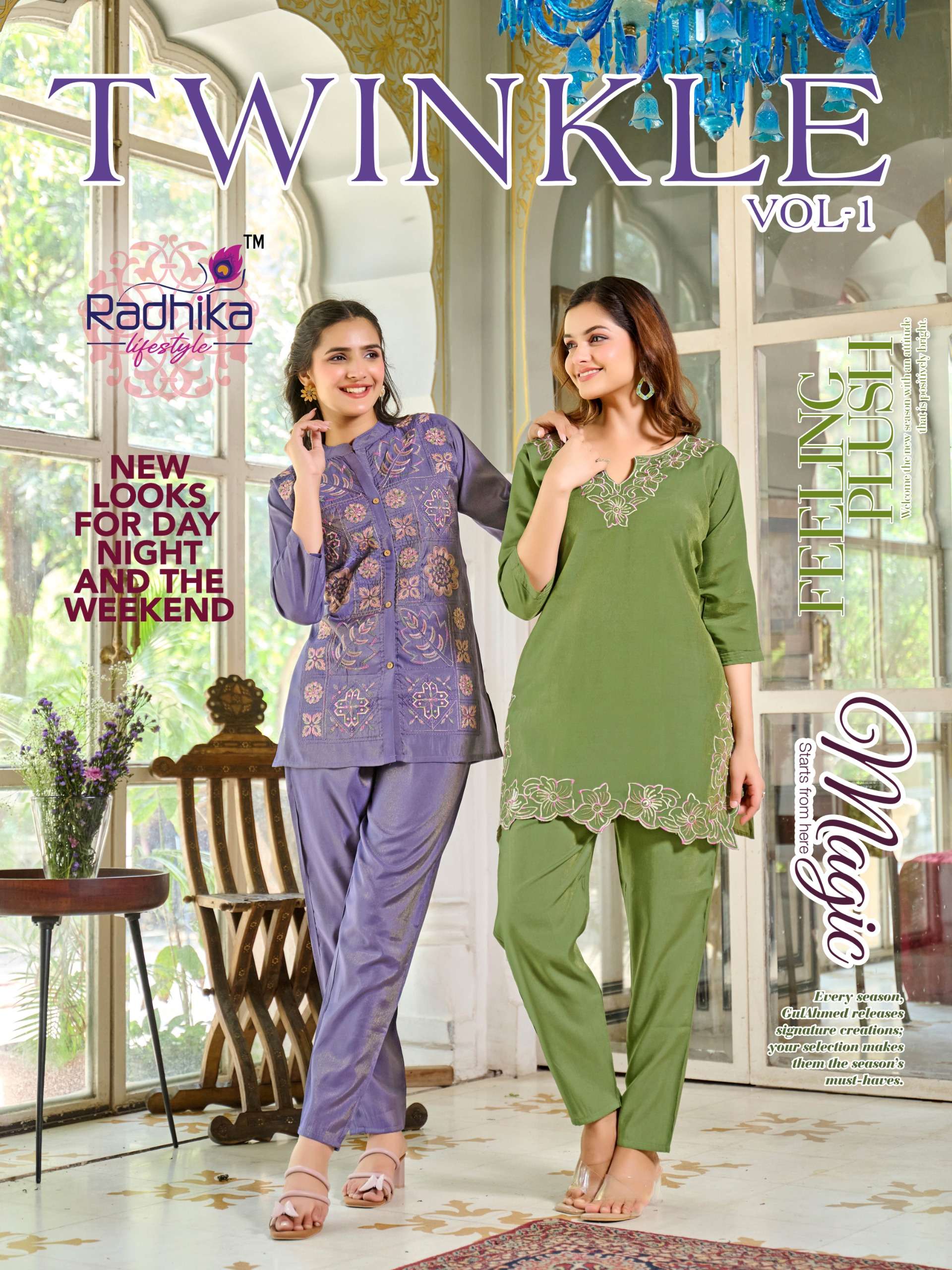 RADHIKA LIFE STYLE TWINKLE VOL 1 PRINTED KURTI WHOLESALER 