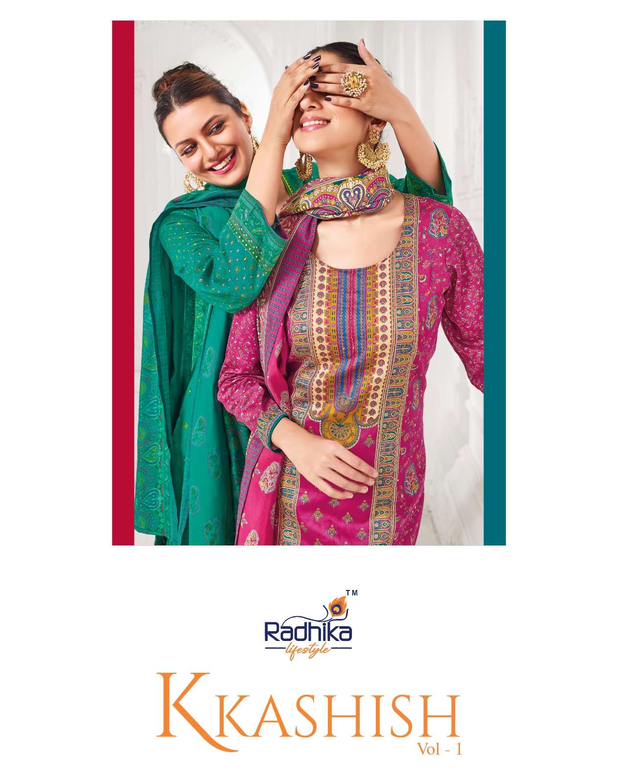 RADHIKA lifestyle KKASHISH VOL 1 PRINTED KURTI WHOLESALER 