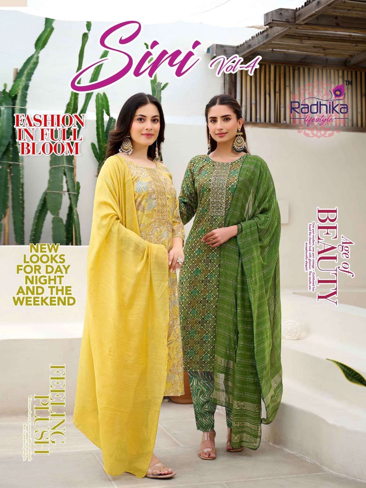 RADHIKA lifestyle SIRI VOL 4 PRINTED KURTI WHOLESALER 