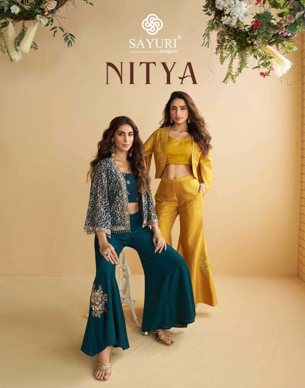 SAYURI DESIGNER NITYA  PRINTED KURTI WHOLESALER 