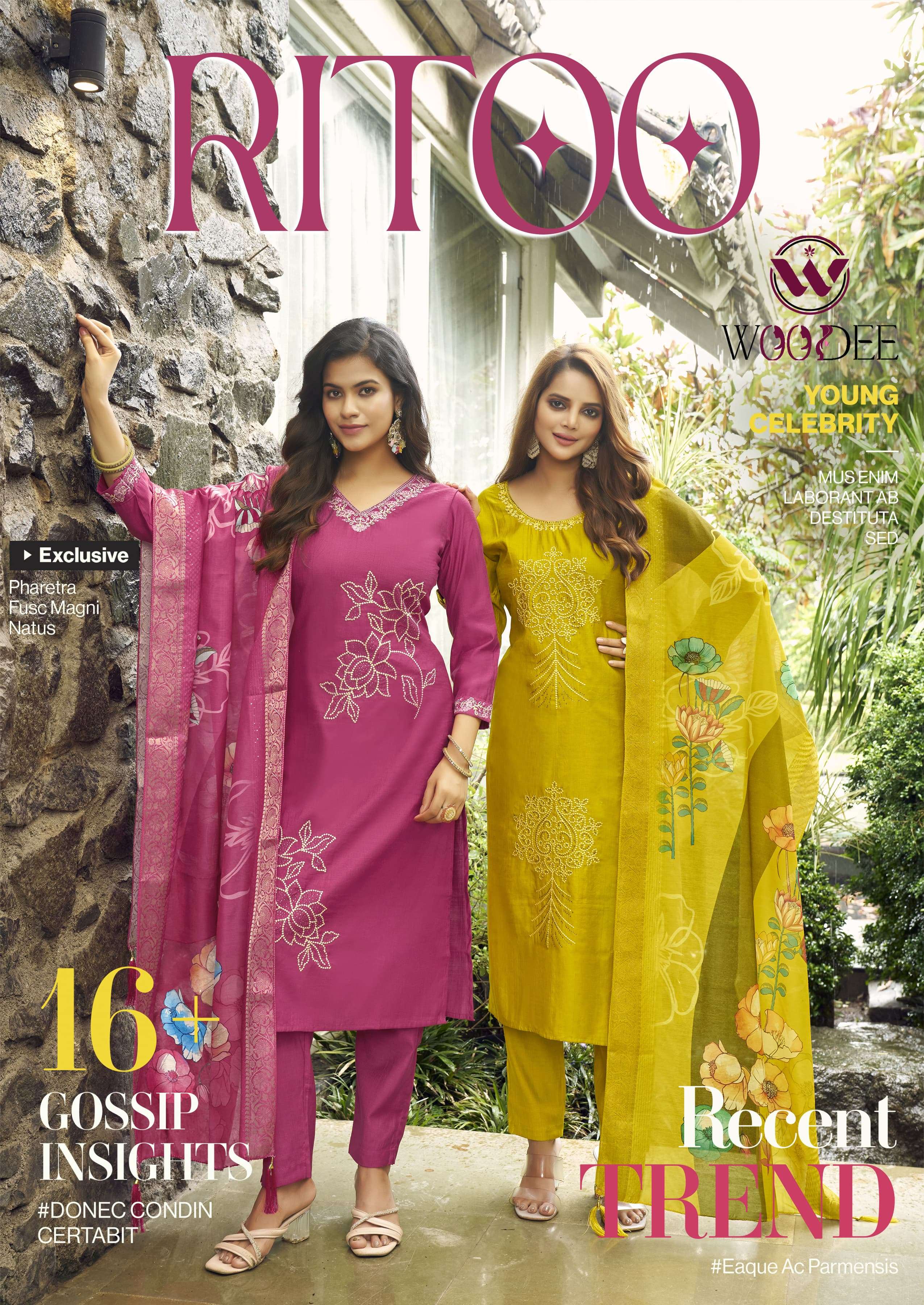 WOODEE KURTI RITOO PRINTED KURTI WHOLESALER 