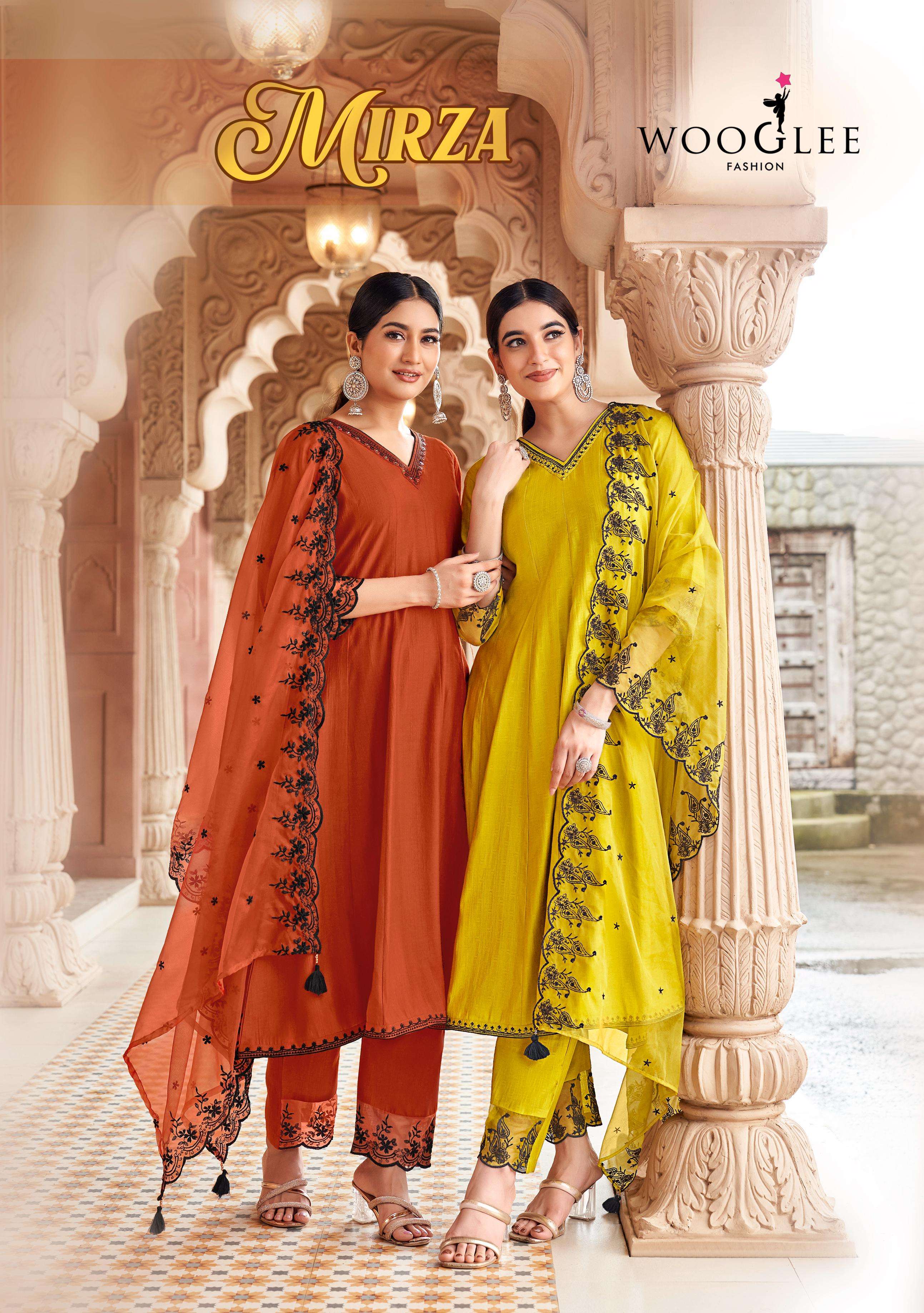WOOGLEE KURTI MIRZA PRINTED KURTI WHOLESALER 