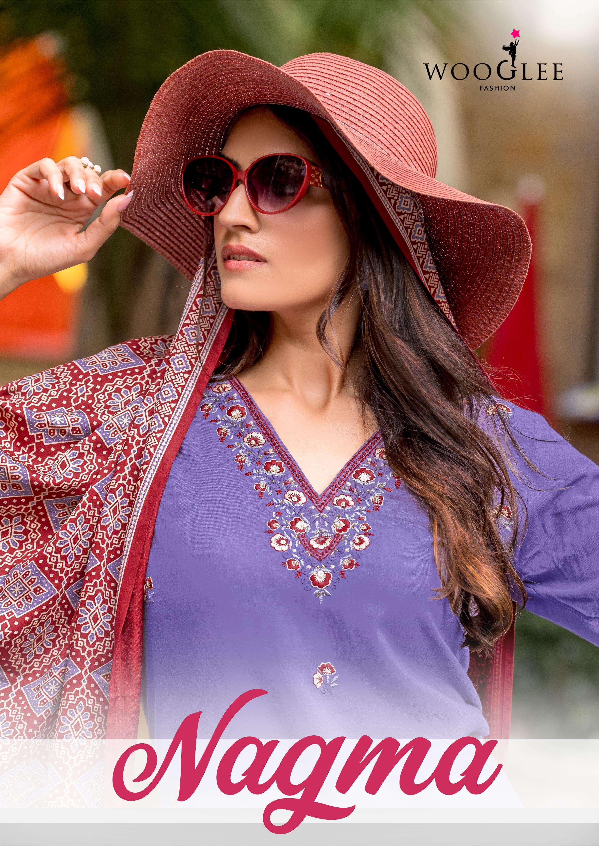 WOOGLEE KURTI NAGMA PRINTED KURTI WHOLESALER 