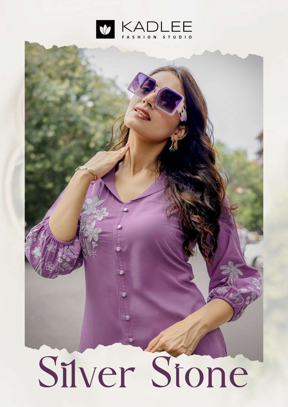 KADLEE KURTI Silver Stone PRINTED KURTI WHOLESALER 