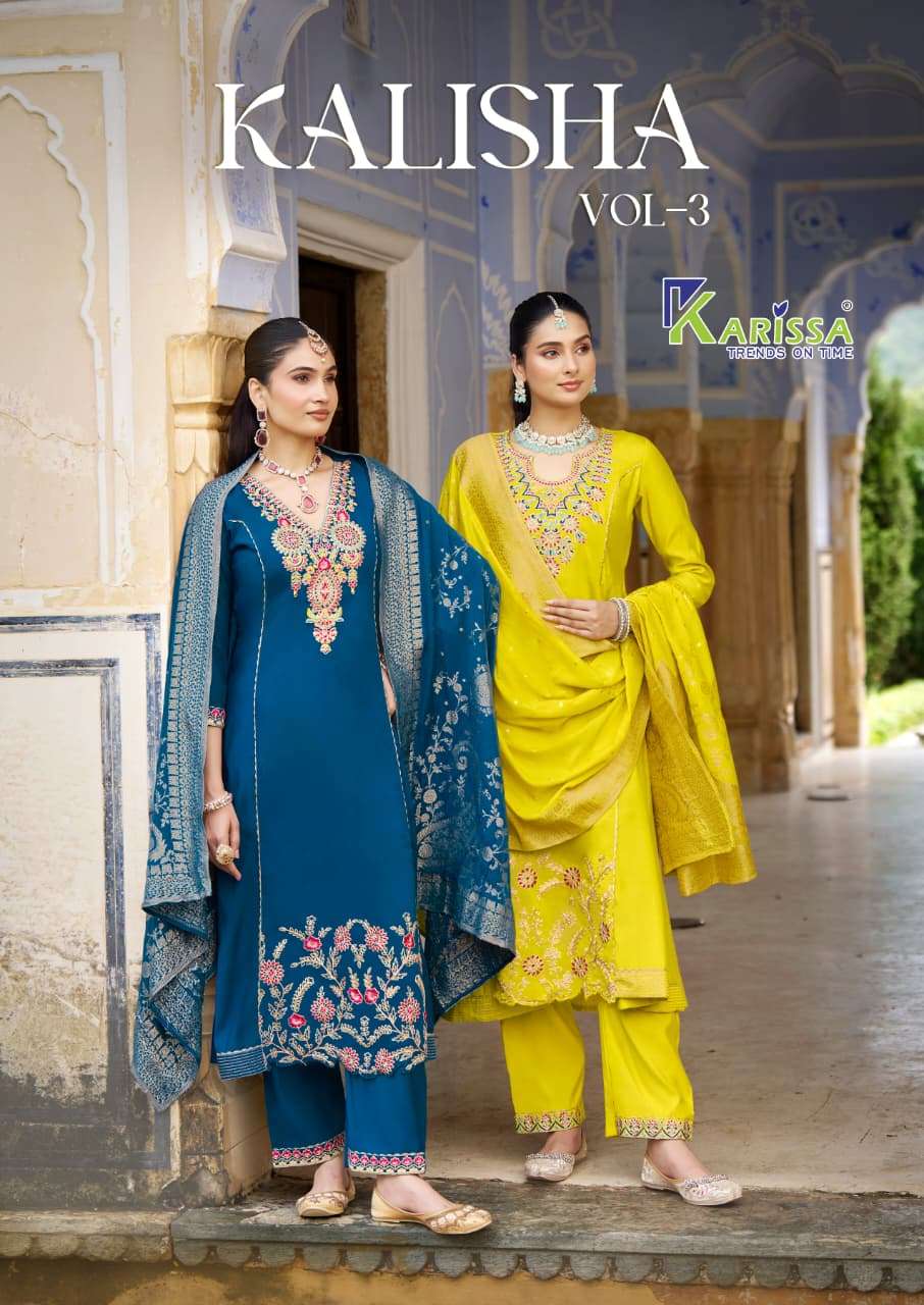 KARISSA KURTI KALISHA vol-3 PRINTED KURTI WHOLESALER 