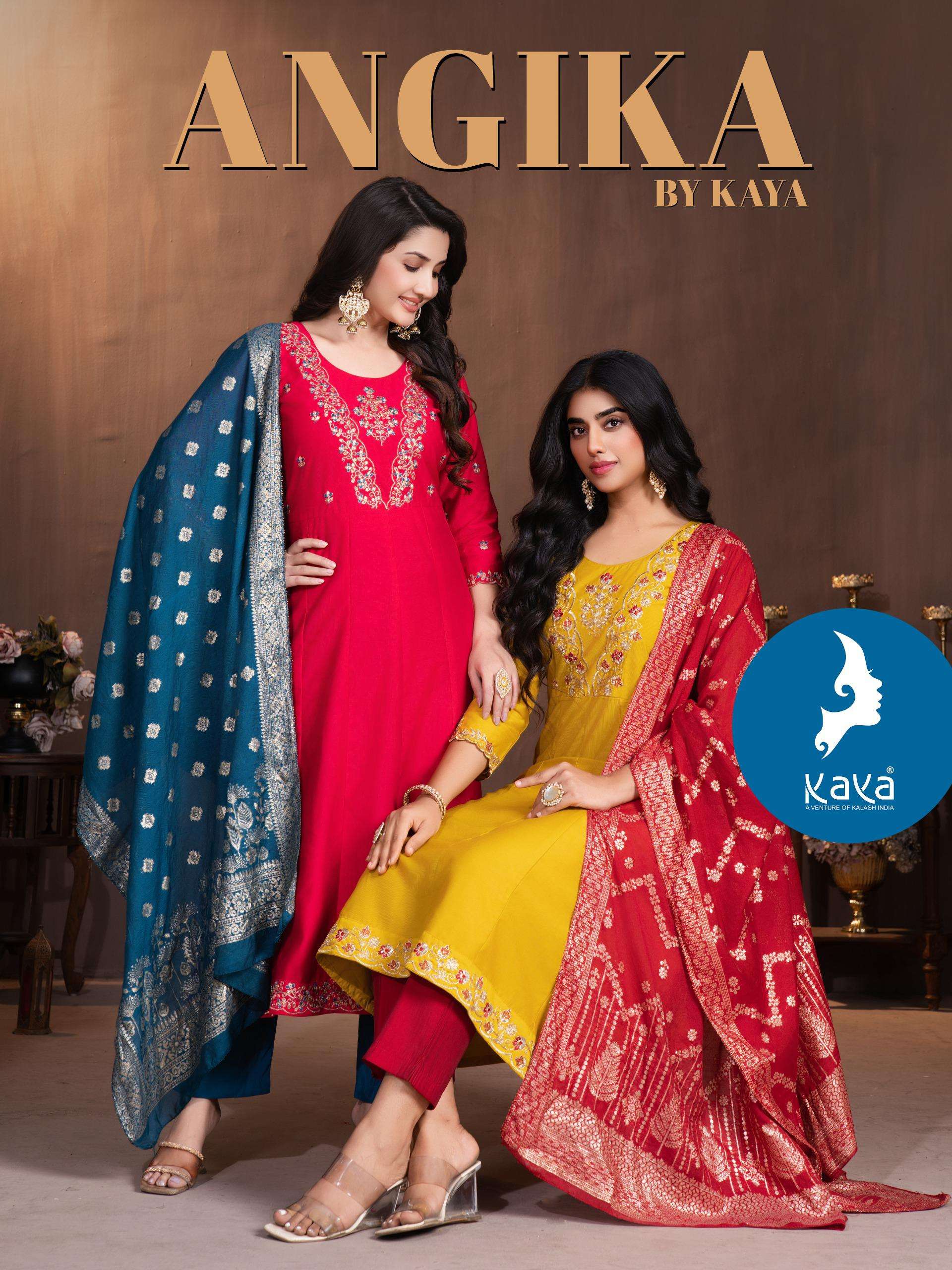 KAYA KURTI ANGIKA PRINTED KURTI WHOLESALER 