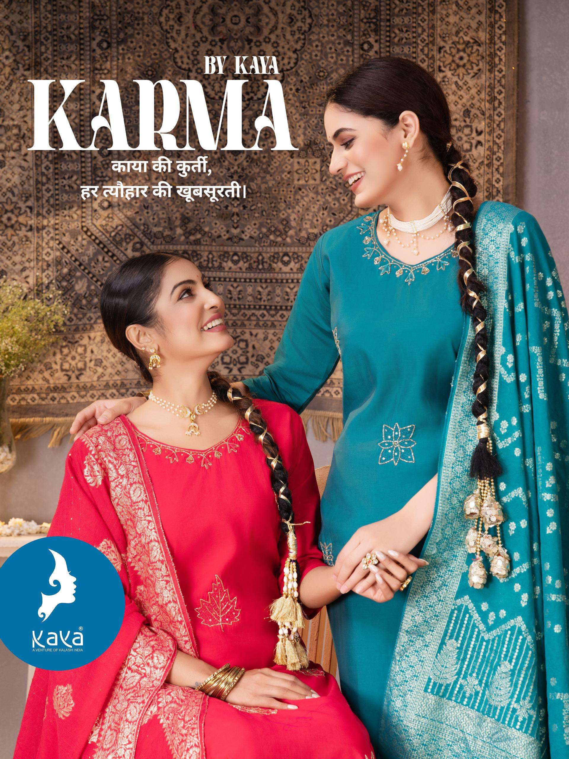 KAYA  KURTI KARMA  PRINTED KURTI WHOLESALER 