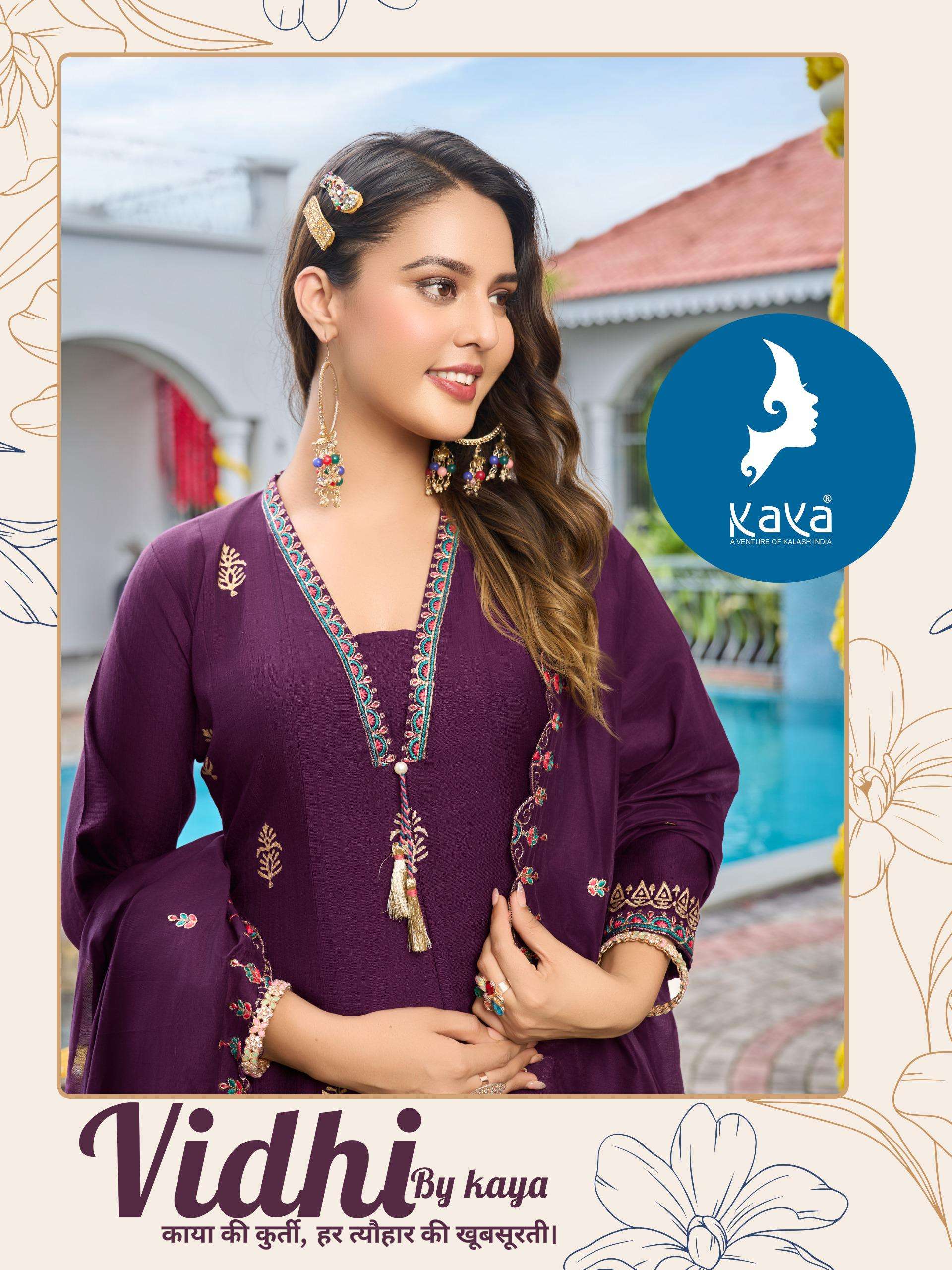 KAYA KURTI VIDHI PRINTED KURTI WHOLESALER 