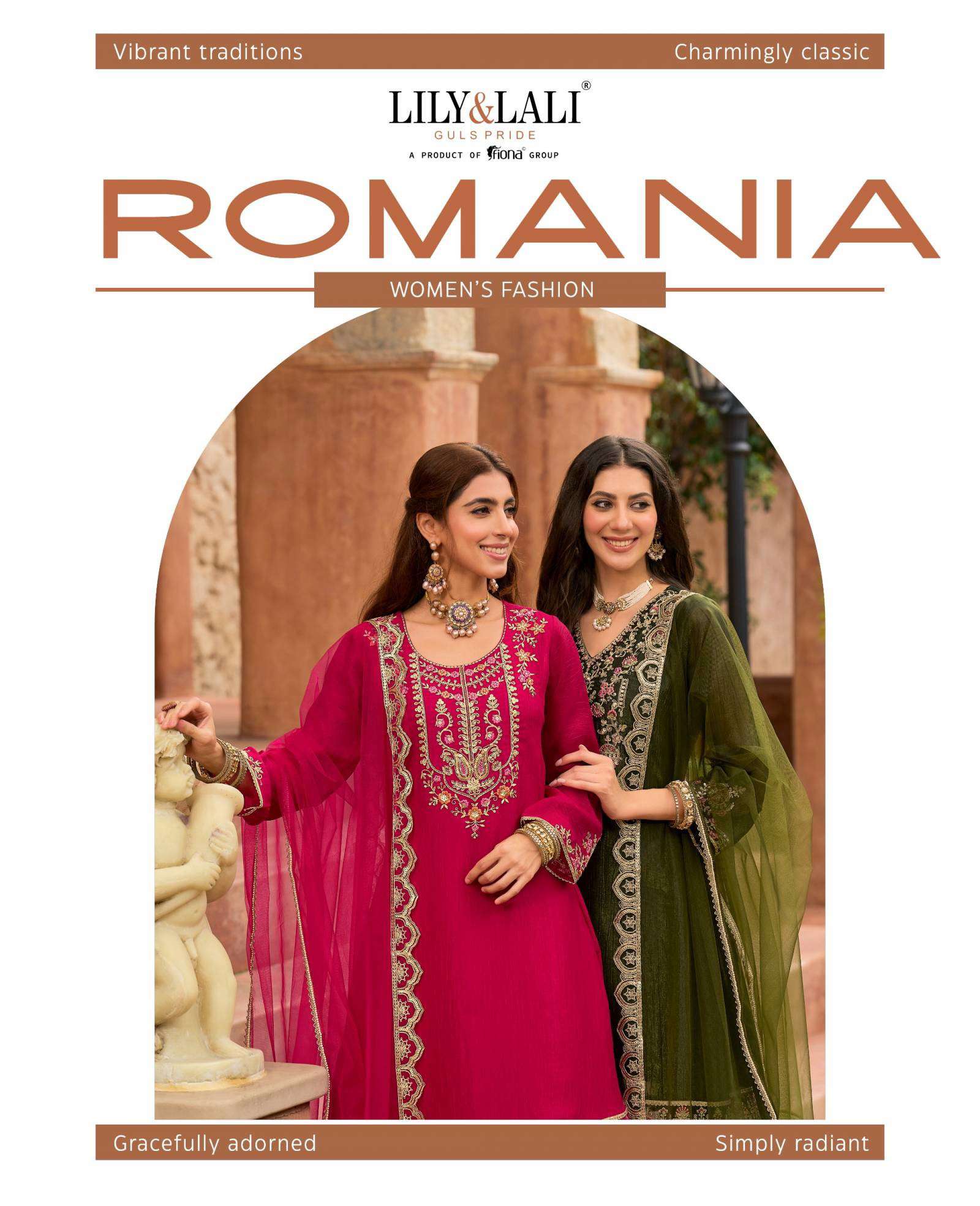 Lily And Lali ROMANIA PRINTED KURTI WHOLESALER 