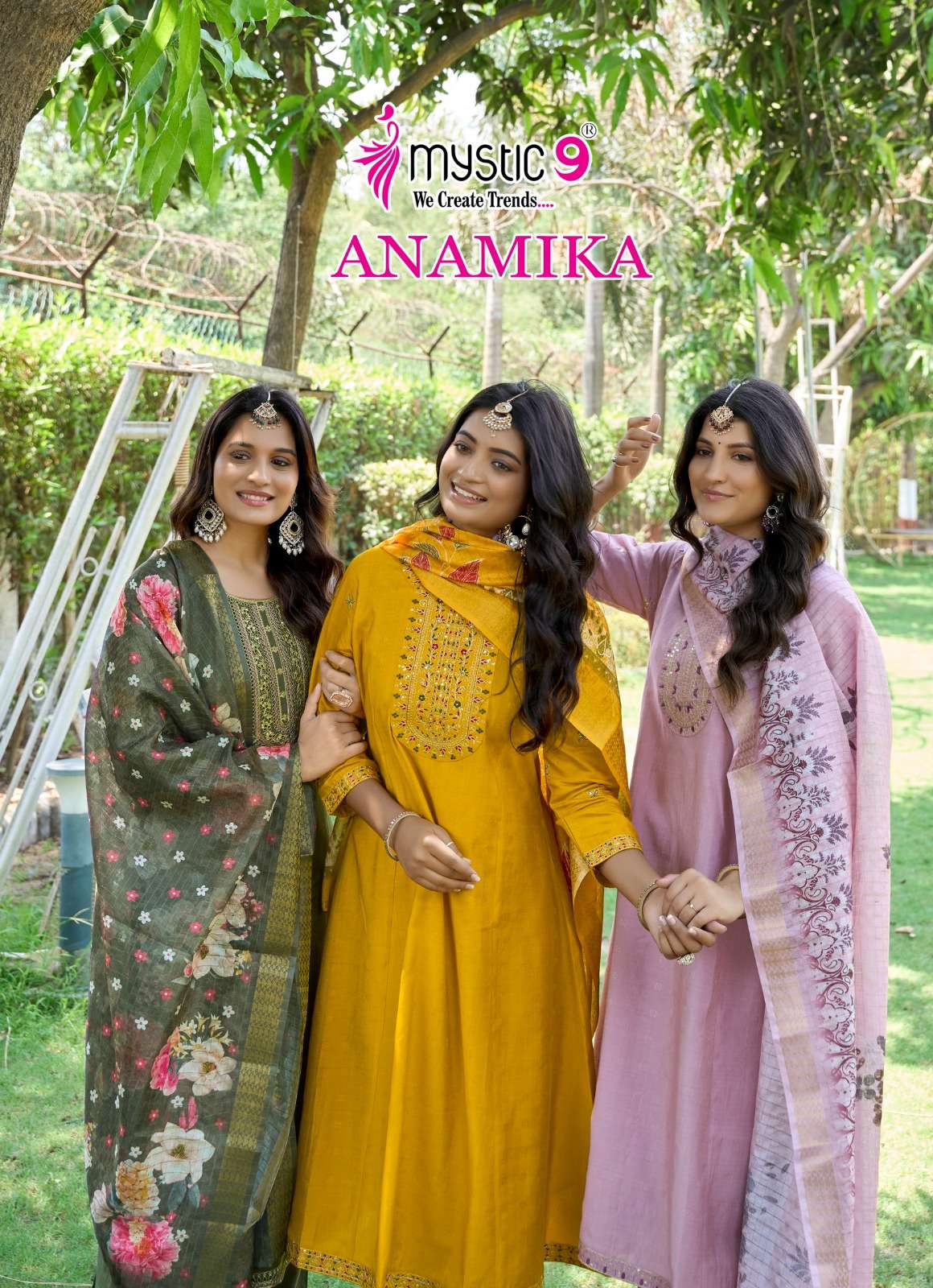MYSTIC 9 KURTI ANAMIKA VOL 1 PRINTED KURTI WHOLESALER 