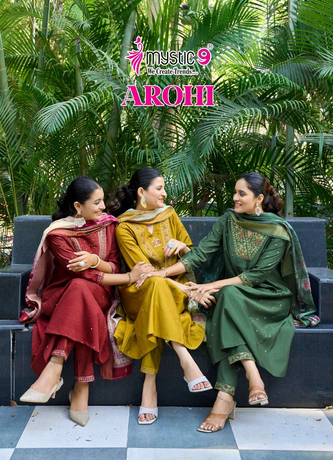 MYSTIC 9 KURTI AROHI VOL 1 PRINTED KURTI WHOLESALER 
