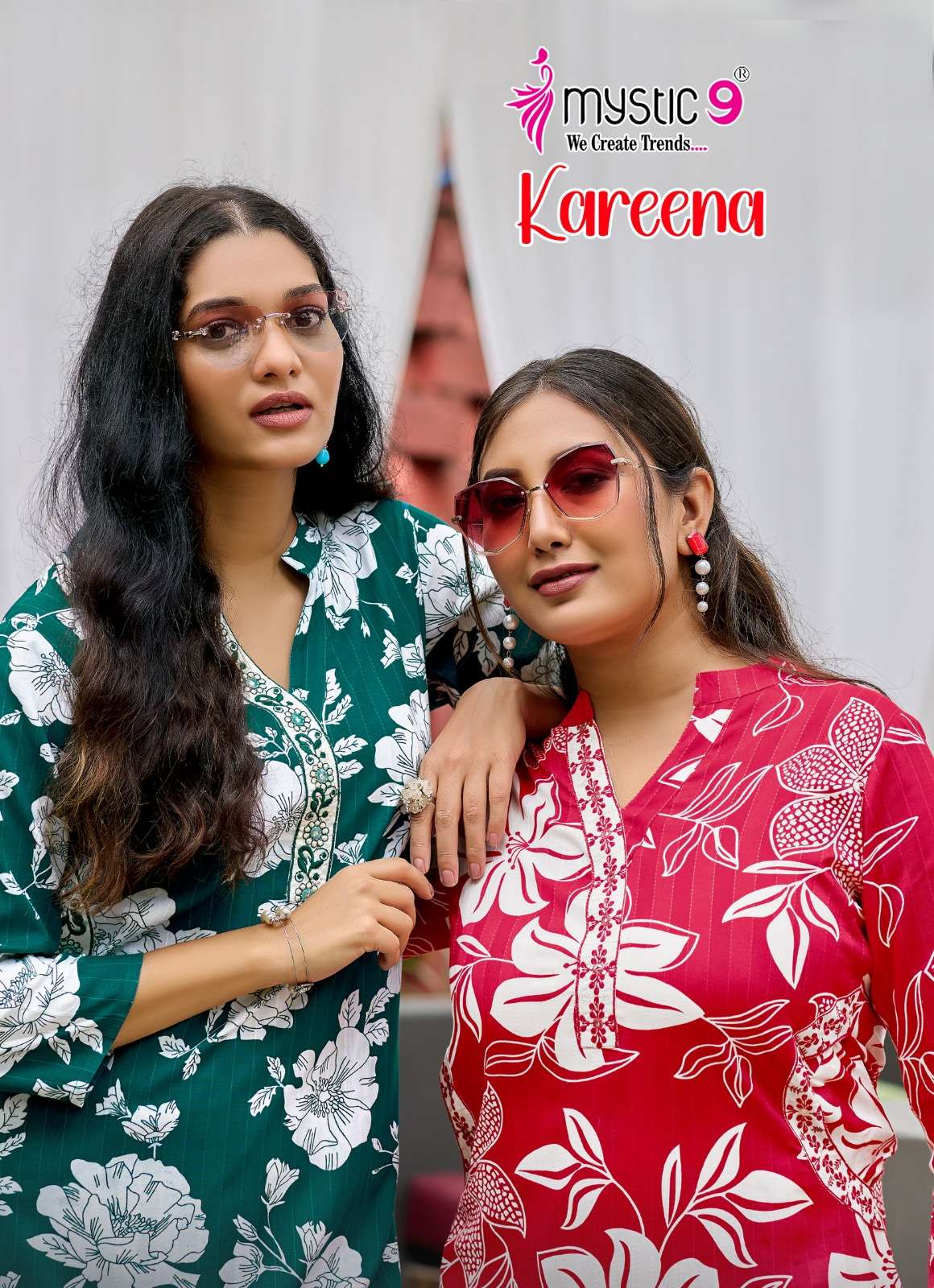 MYSTIC 9 KURTI KAREENA VOL 1 PRINTED KURTI WHOLESALER 