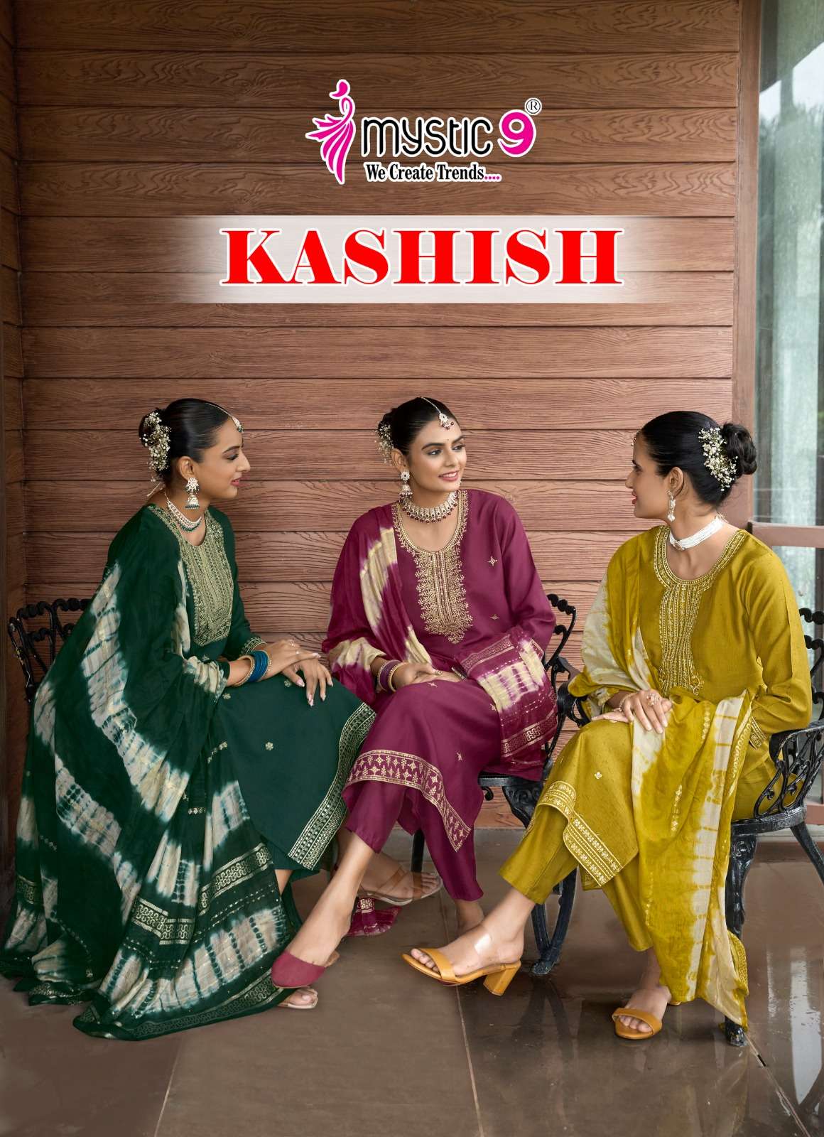 MYSTIC 9 KURTI KASHISH VOL 1 PRINTED KURTI WHOLESALER 