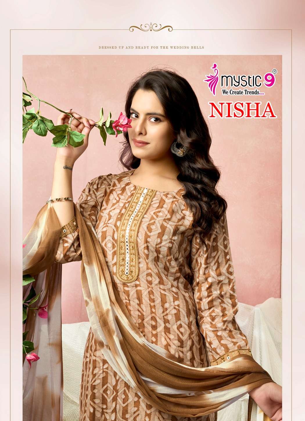 MYSTIC 9 KURTI NISHA VOL 11 PRINTED KURTI WHOLESALER 