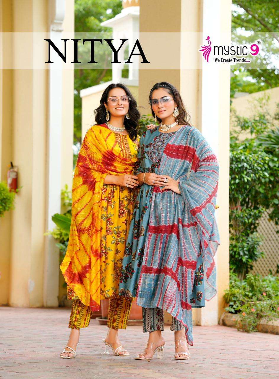 MYSTIC 9 KURTI NITYA VOL 1 PRINTED KURTI WHOLESALER 