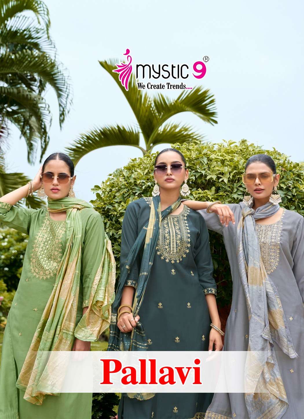 MYSTIC 9 KURTI PALLAVI VOL 1 PRINTED KURTI WHOLESALER 