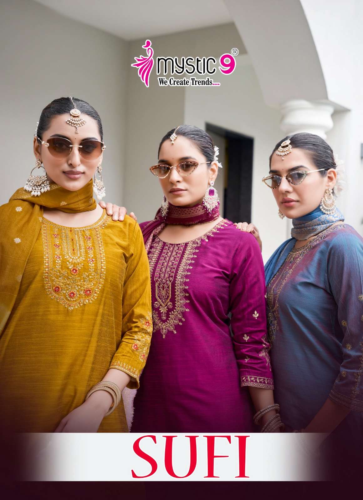 MYSTIC 9 KURTI SUFI VOL 2 PRINTED KURTI WHOLESALER 