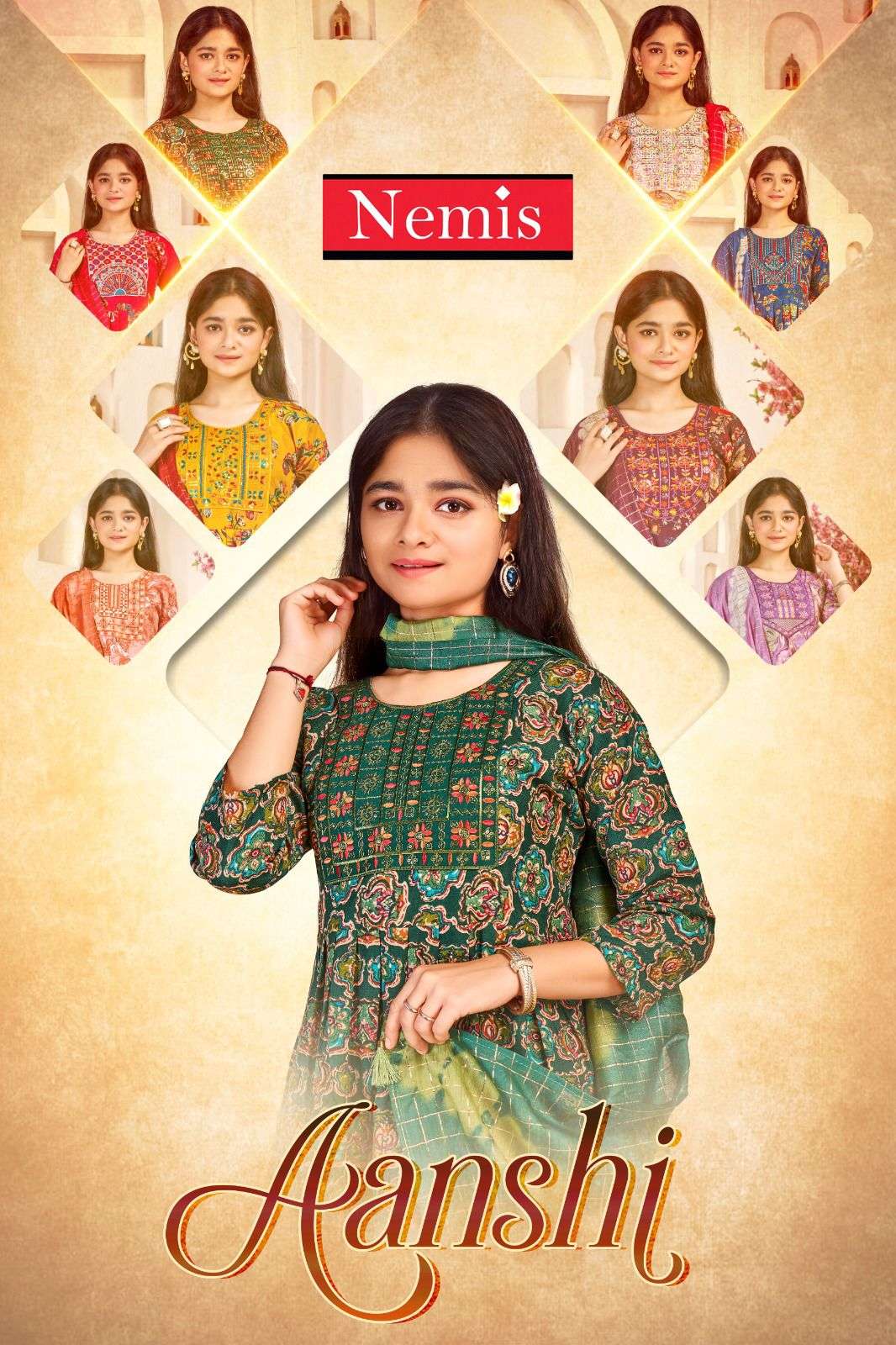 NEMIS KURTI AANSHI VOL 1 PRINTED KURTI WHOLESALER 