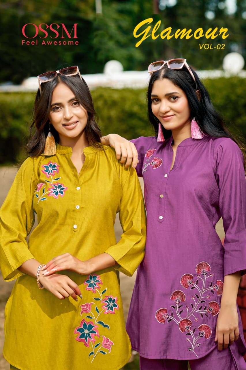 OSSM KURTI GLAMOUR vol 02 PRINTED KURTI WHOLESALER 