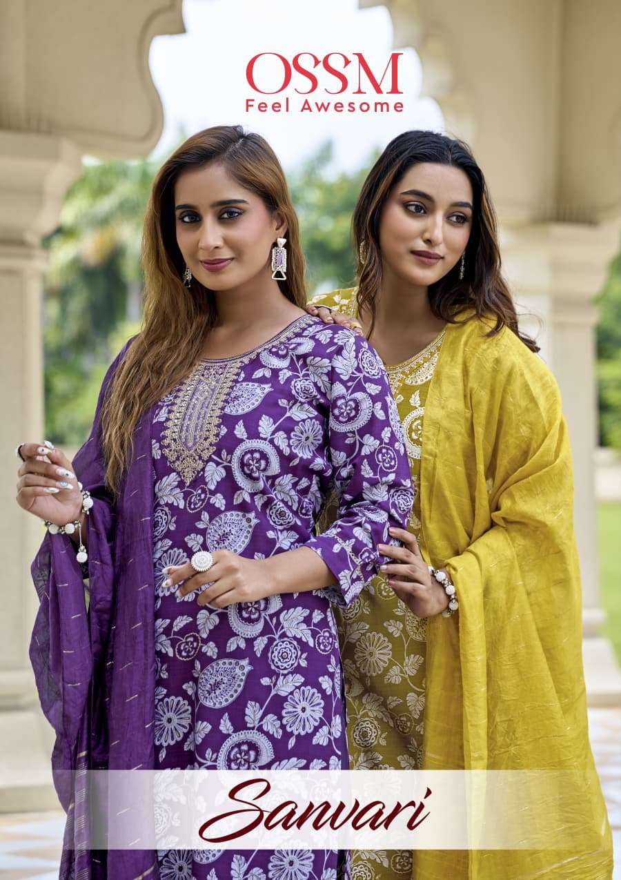 OSSM KURTI SANVARI  PRINTED KURTI WHOLESALER 