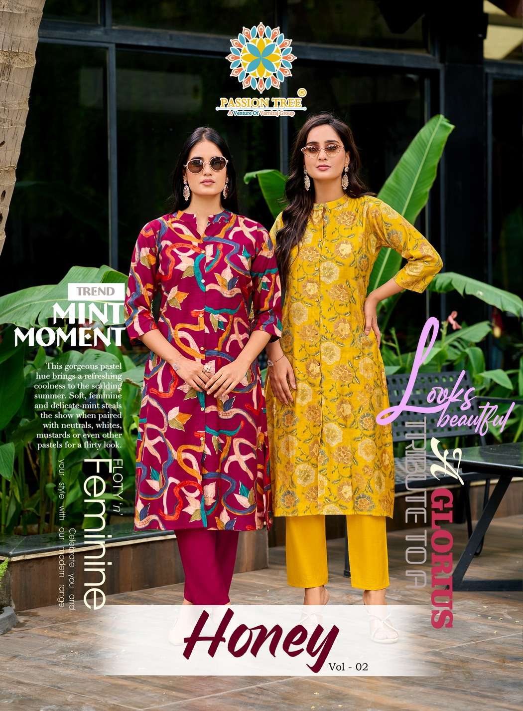 Passion Tree HONEY VOL-2 PRINTED KURTI WHOLESALER 