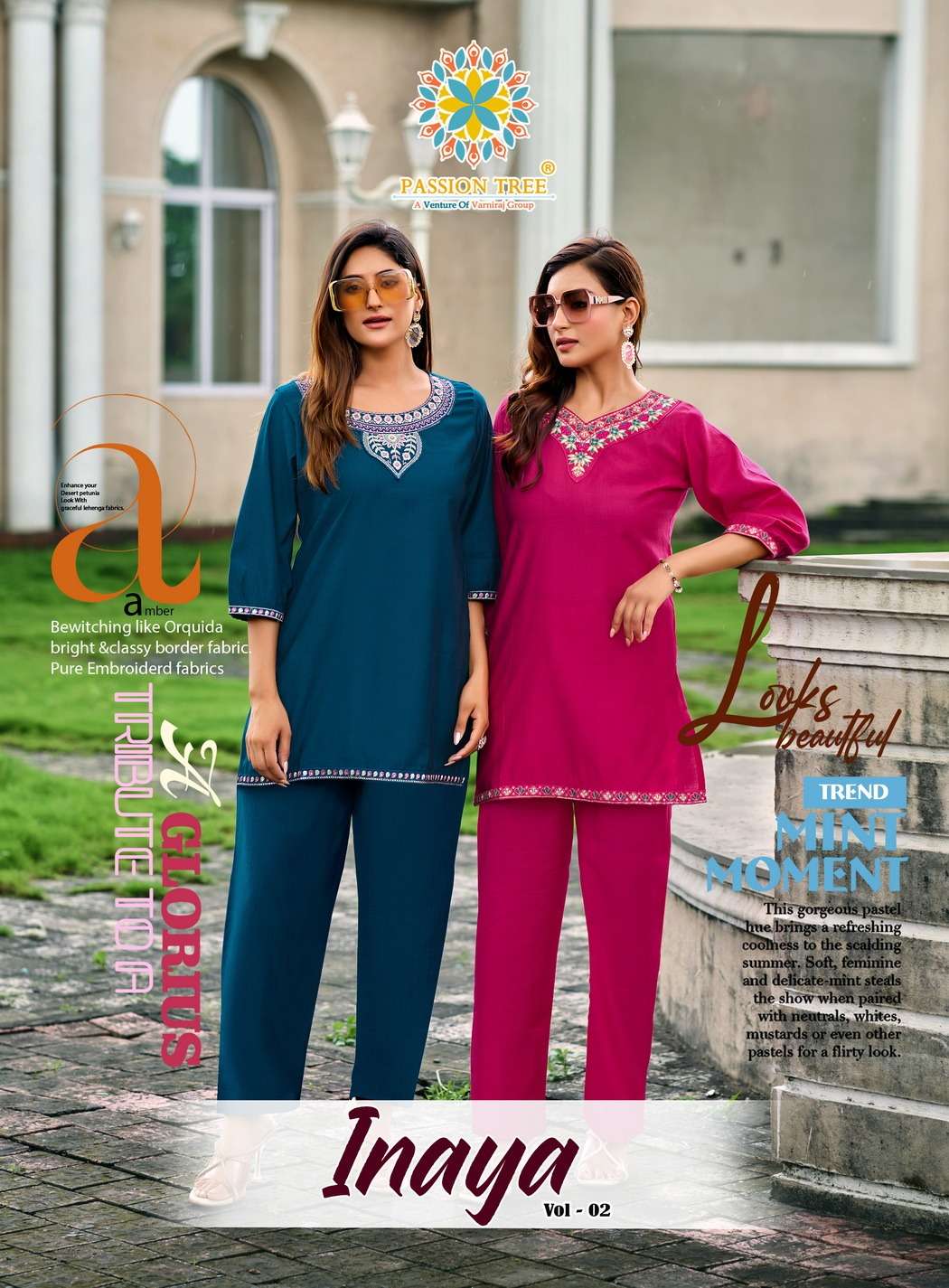 PASSION TREE INAYA VOL 2 PRINTED KURTI WHOLESALER 