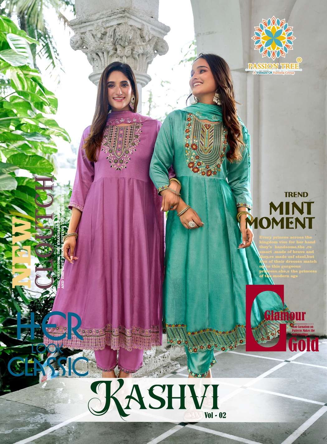 Passion Tree KASHVI  VOL-2 PRINTED KURTI WHOLESALER 
