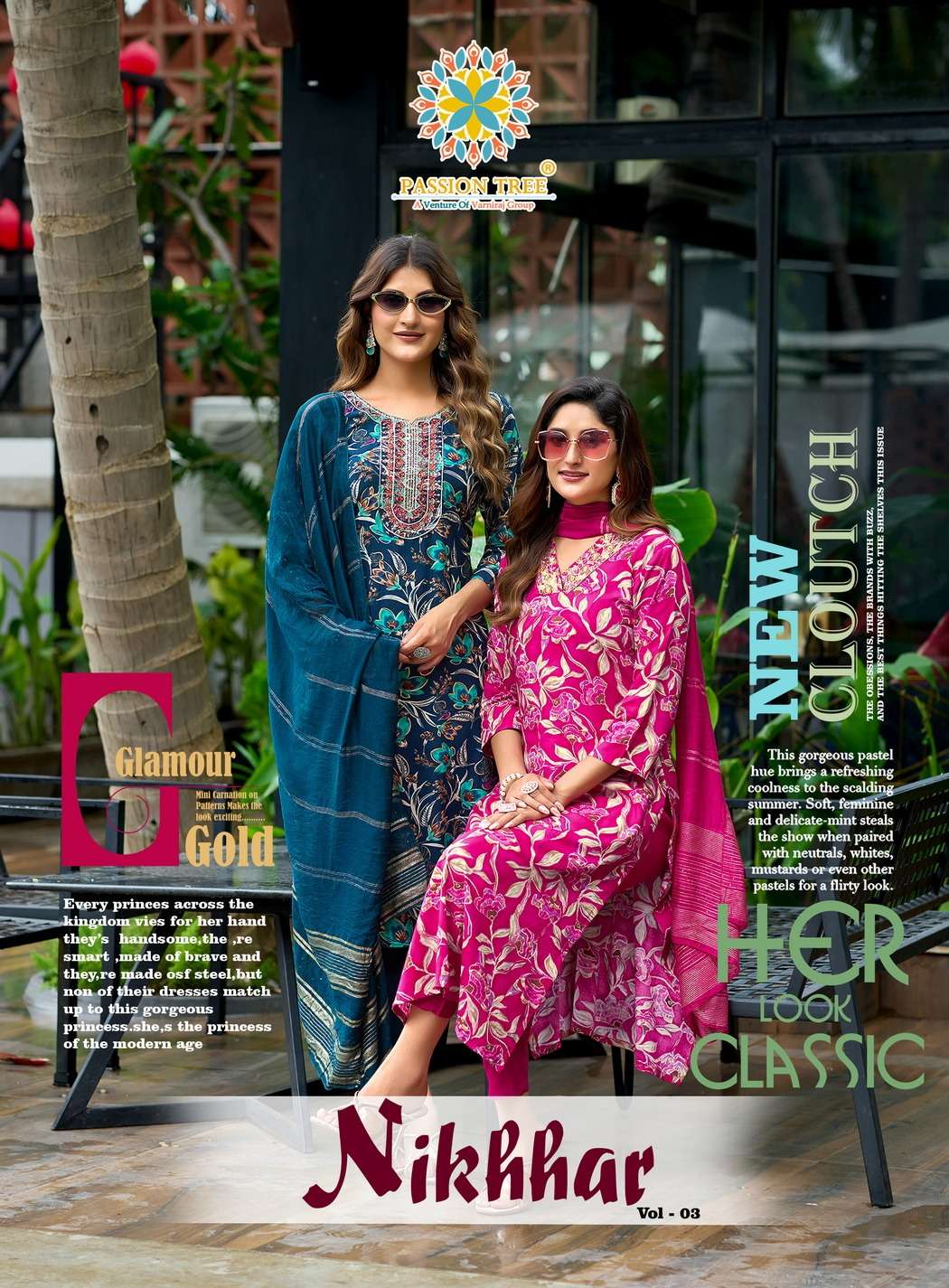 Passion Tree NIKHAAR VOL-3 PRINTED KURTI WHOLESALER 