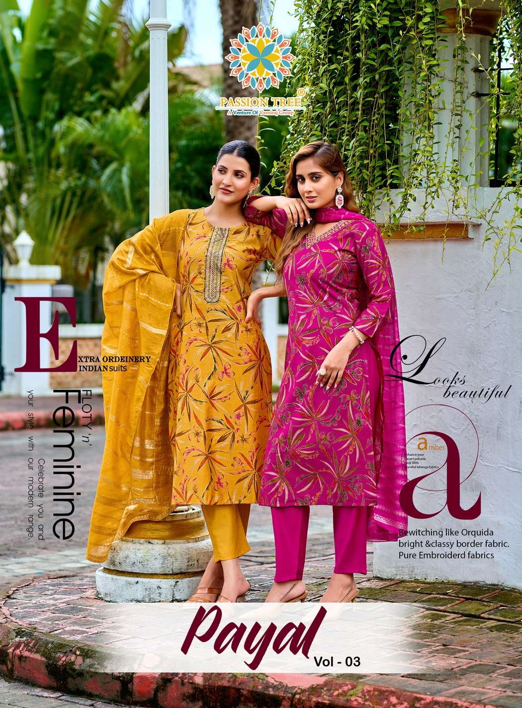 Passion Tree PAYAL VOL-3 PRINTED KURTI WHOLESALER 