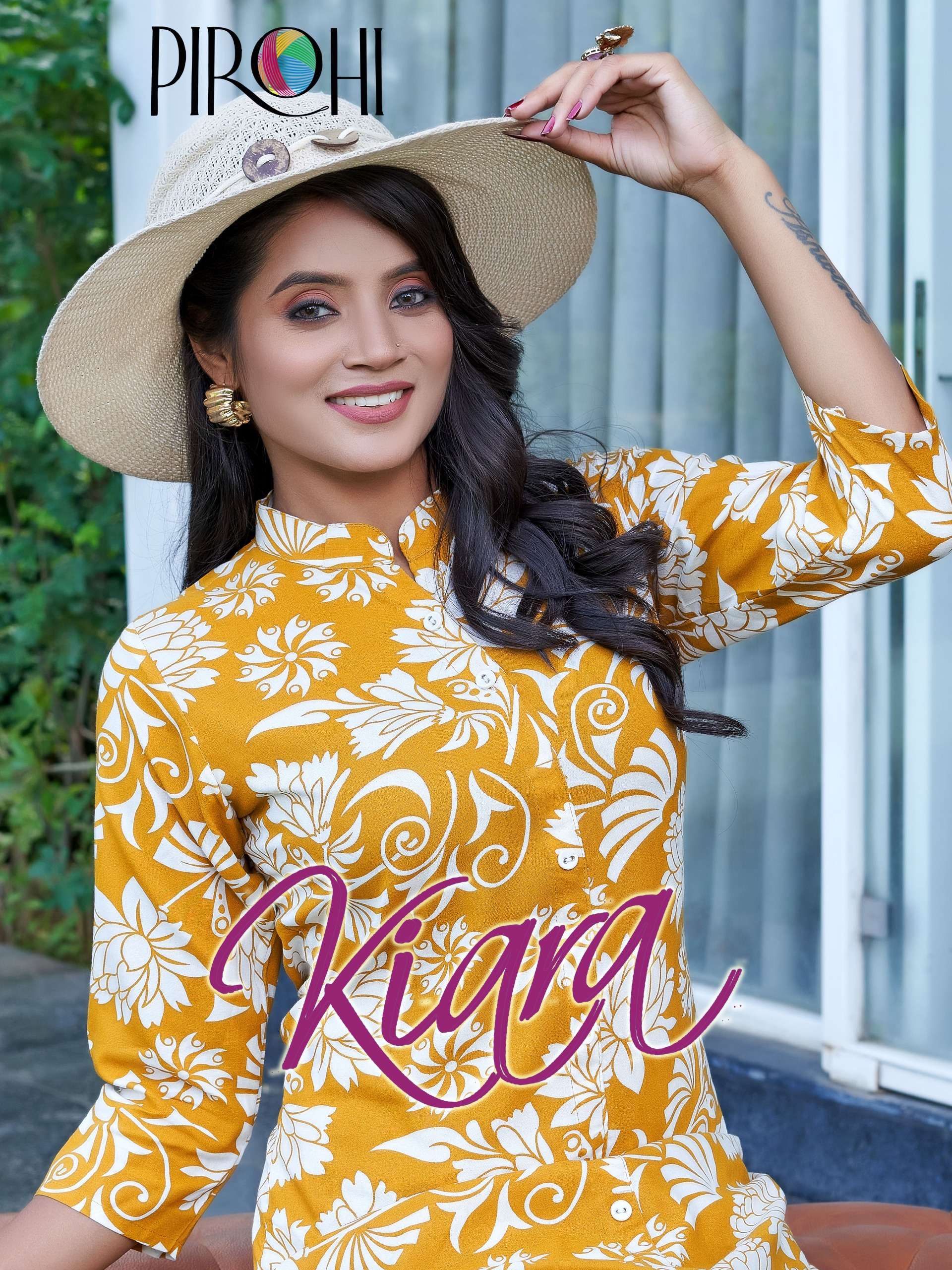 PIROHI KURTI KIARA PRINTED KURTI WHOLESALER 