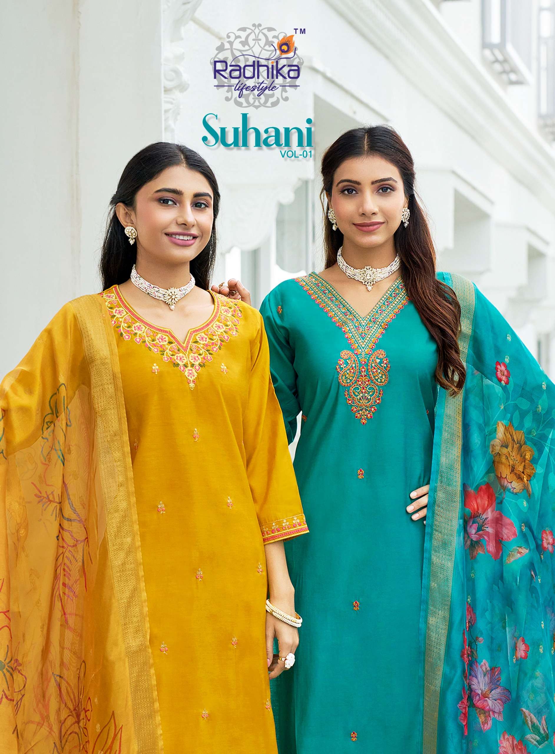 RADHIKA LIFE STYLE SUHANI  VOL 1 PRINTED KURTI WHOLESALER 