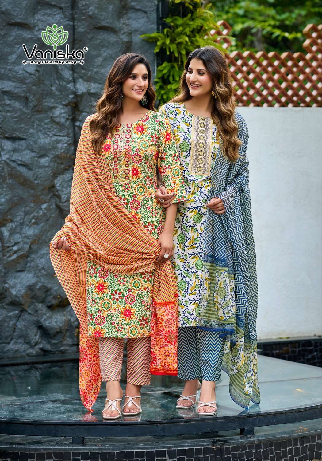 Vaniska KURTI Trendy Cotton Vol 1 PRINTED KURTI WHOLESALER 