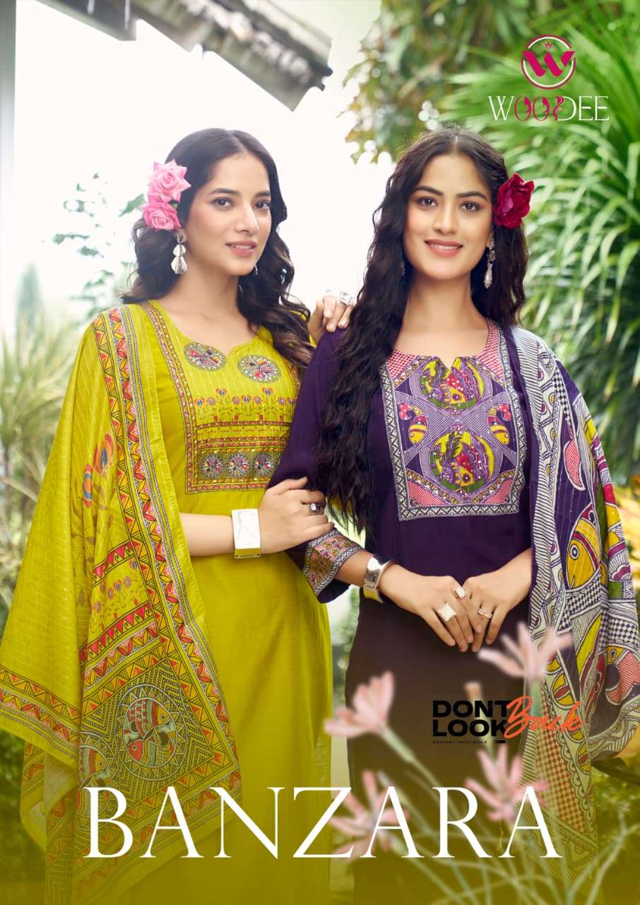WOODEE KURTI BANZARA PRINTED KURTI WHOLESALER 