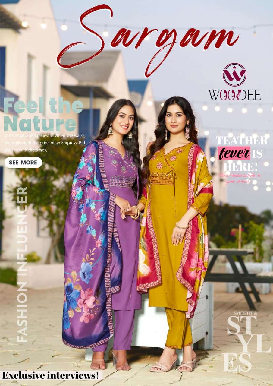 WOODEE KURTI SARGAM PRINTED KURTI WHOLESALER 