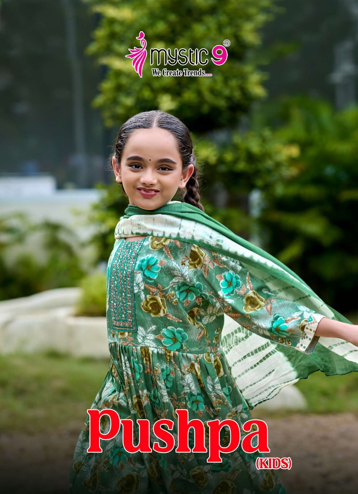MYSTIC 9 KURTI PUSHPA (KIDS) VOL 1 PRINTED KURTI WHOLESALER 