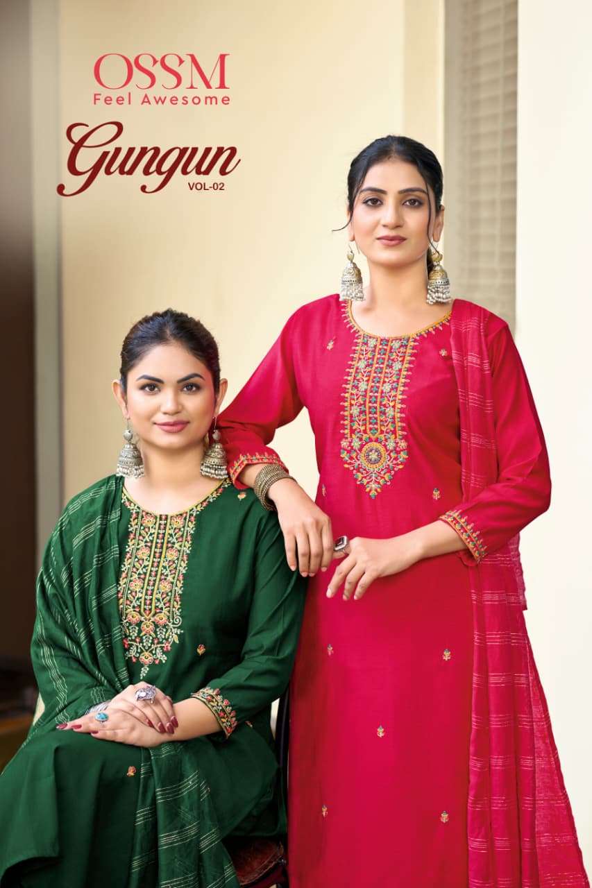 OSSM KURTI GUNGUN Vol 02 PRINTED KURTI WHOLESALER 