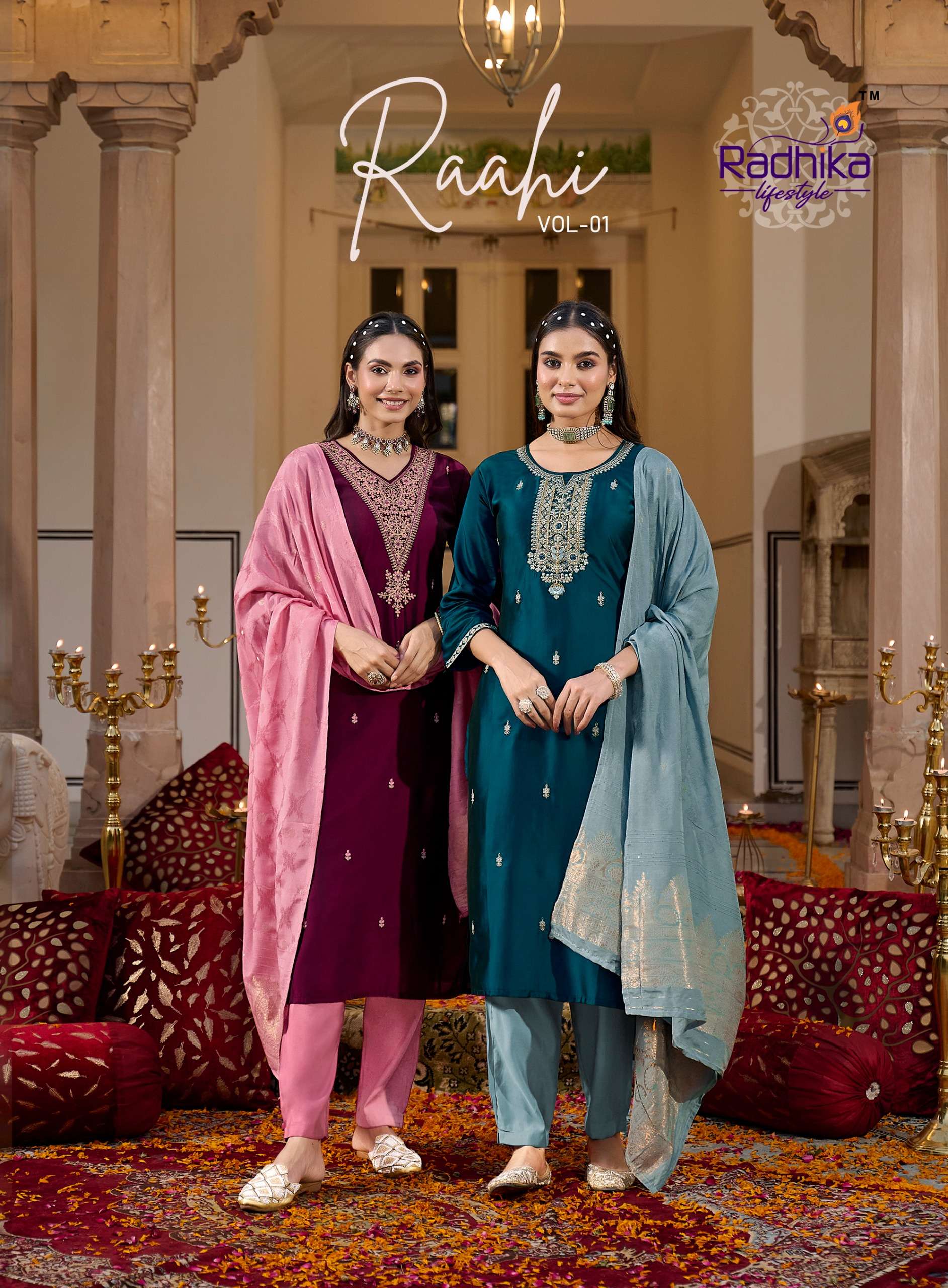RADHIKA lifestyle RAHII vol 1 PRINTED KURTI WHOLESALER 